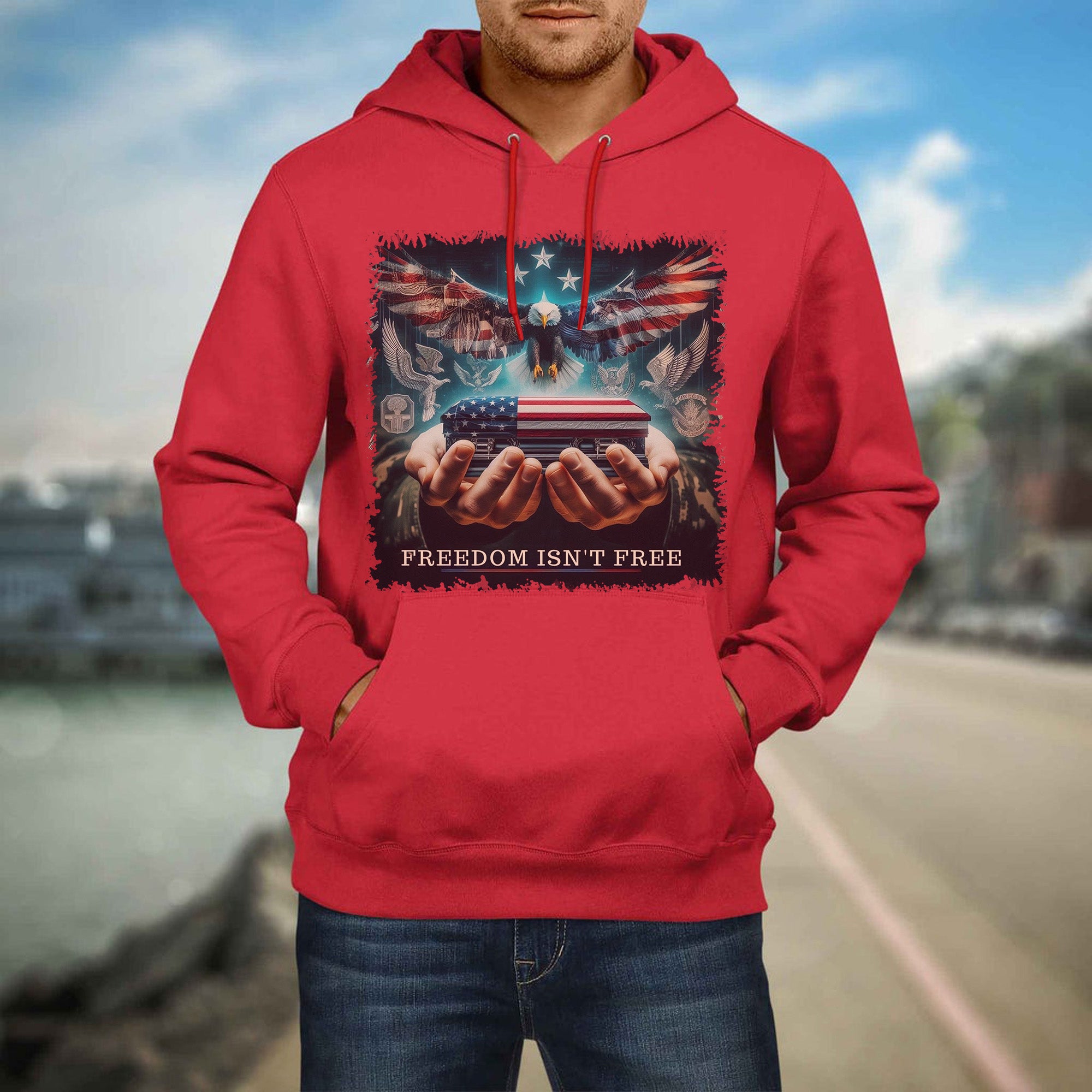 Freedom Isn't Free Respect the Brave Who Fought and Sacrificed for Our American Freedom Hoodie