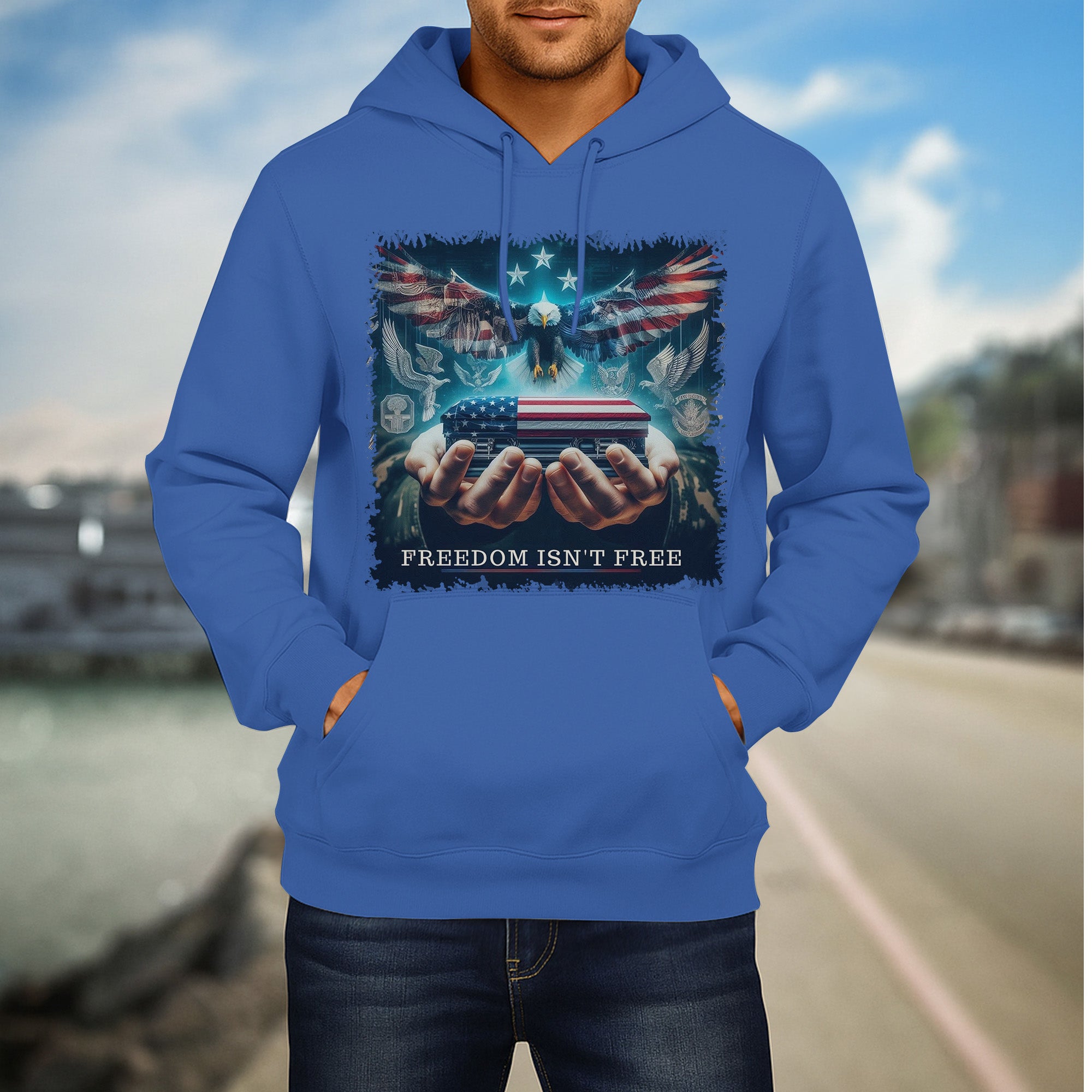 Freedom Isn't Free Respect the Brave Who Fought and Sacrificed for Our American Freedom Hoodie