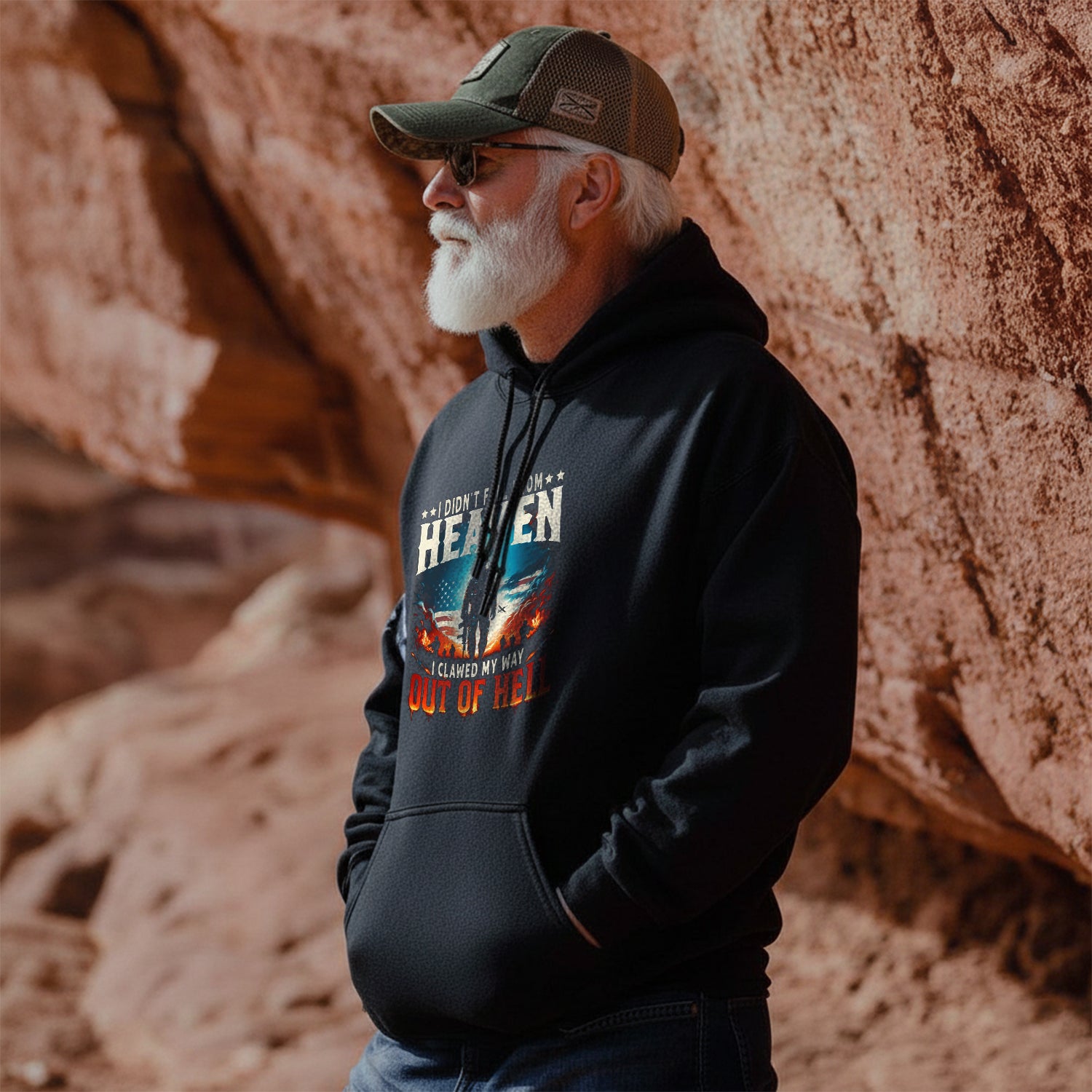 I Didn’t Fall from Heaven I Clawed My Way Hoodie