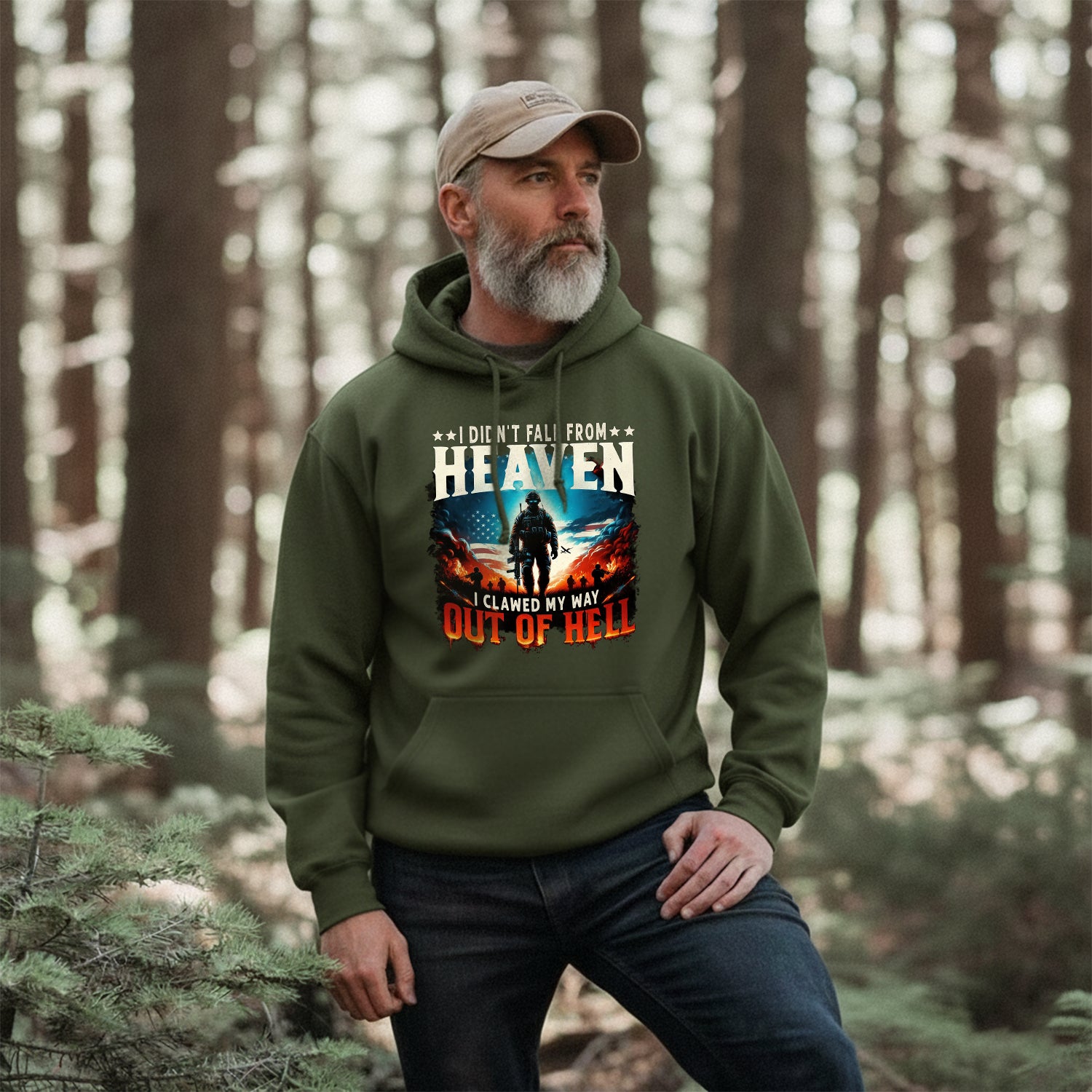 I Didn’t Fall from Heaven I Clawed My Way Hoodie