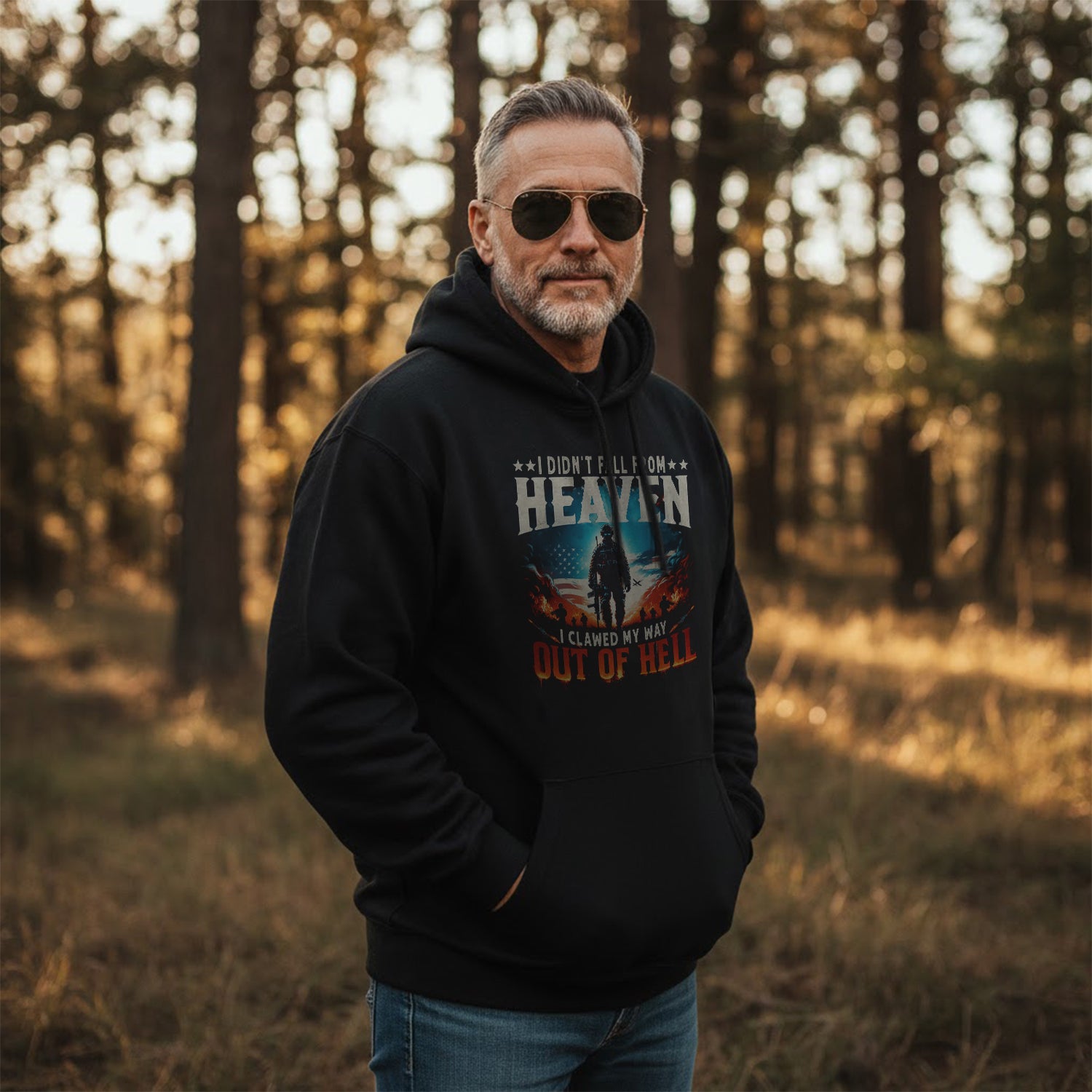 I Didn’t Fall from Heaven I Clawed My Way Hoodie