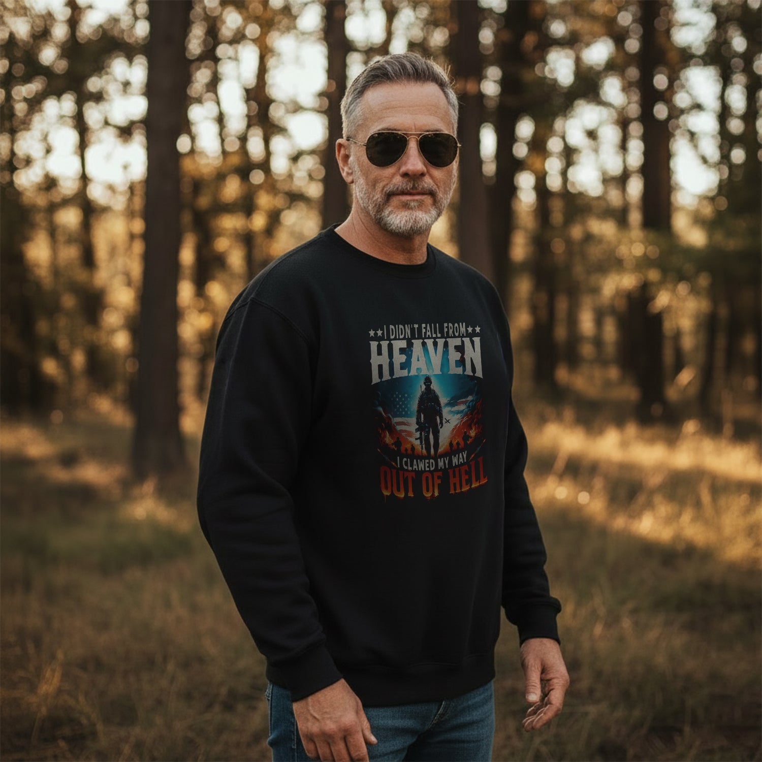 I Didn’t Fall from Heaven I Clawed My Sweatshirt