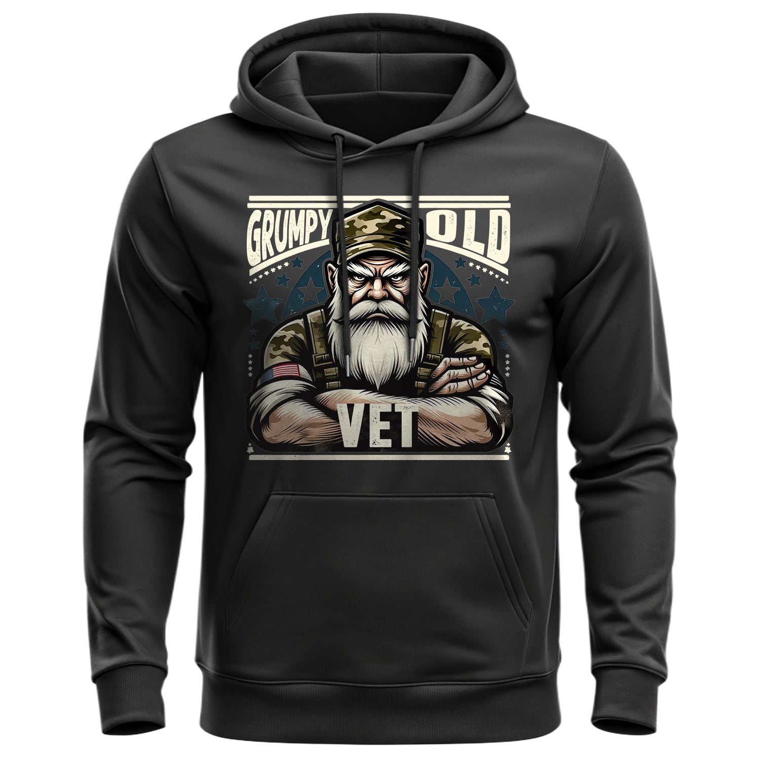 Grumpy Old Vet No Apologies No Excuses Just Hoodie