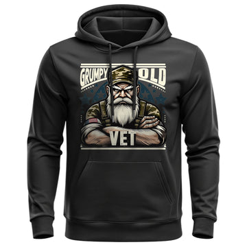 Grumpy Old Vet No Apologies No Excuses Just Hoodie