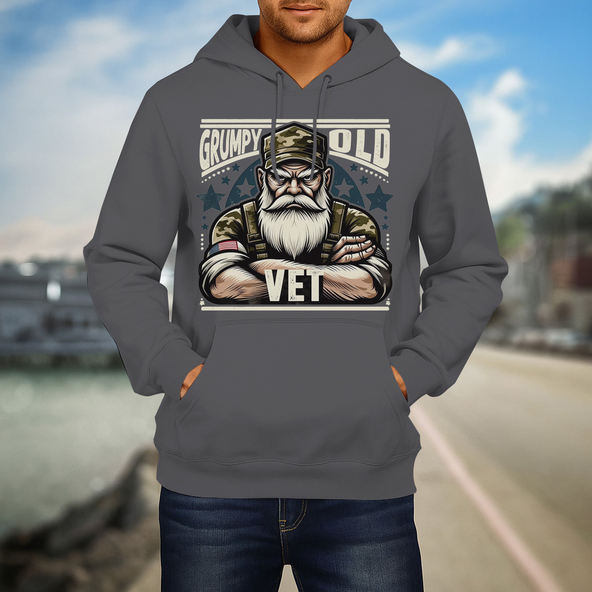 Grumpy Old Vet No Apologies No Excuses Just a Lifetime of Service and Hard-Earned Pride Hoodie