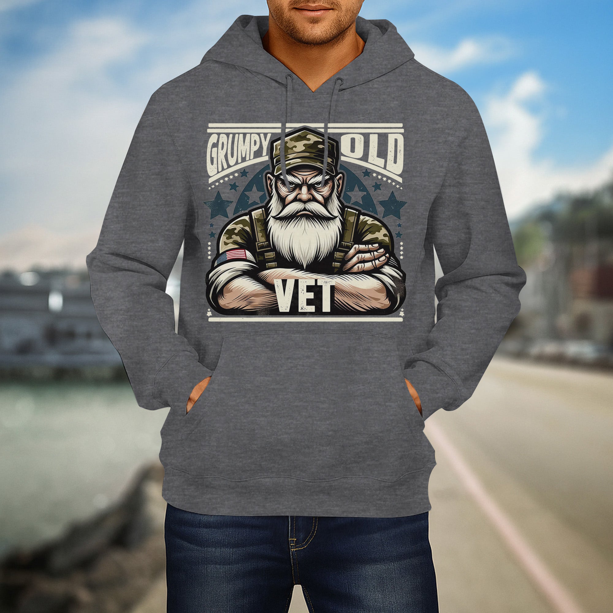 Grumpy Old Vet No Apologies No Excuses Just a Lifetime of Service and Hard-Earned Pride Hoodie