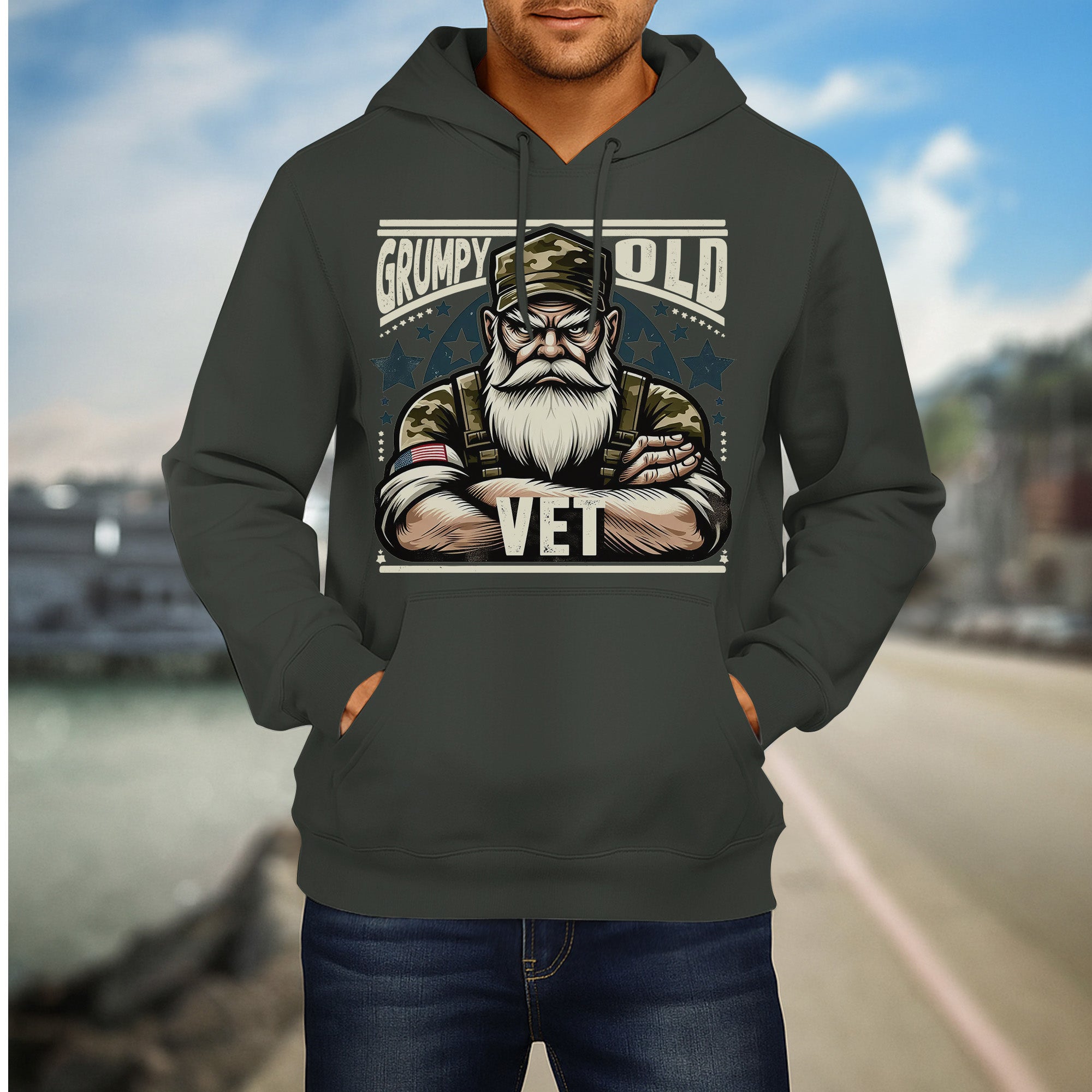 Grumpy Old Vet No Apologies No Excuses Just a Lifetime of Service and Hard-Earned Pride Hoodie