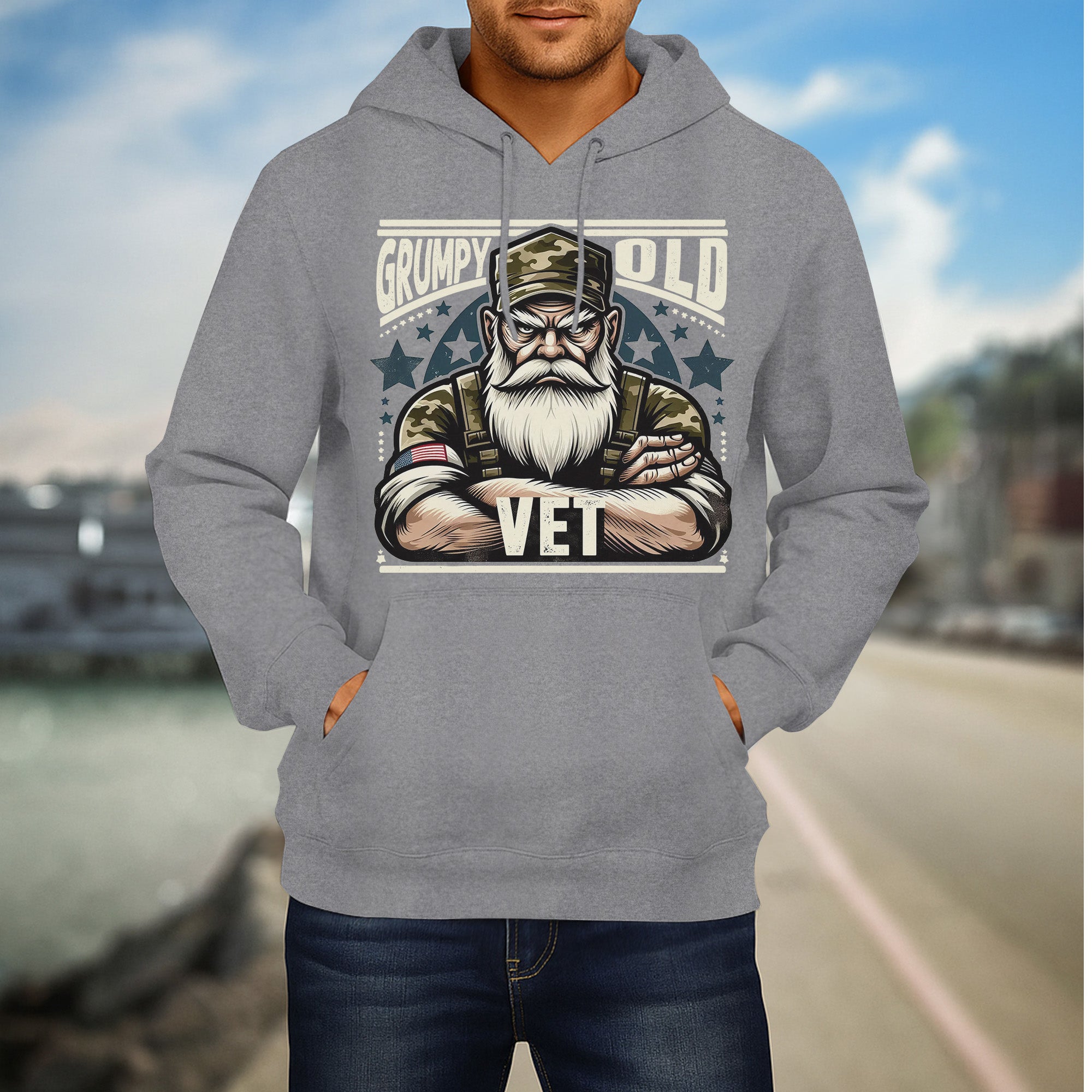 Grumpy Old Vet No Apologies No Excuses Just a Lifetime of Service and Hard-Earned Pride Hoodie