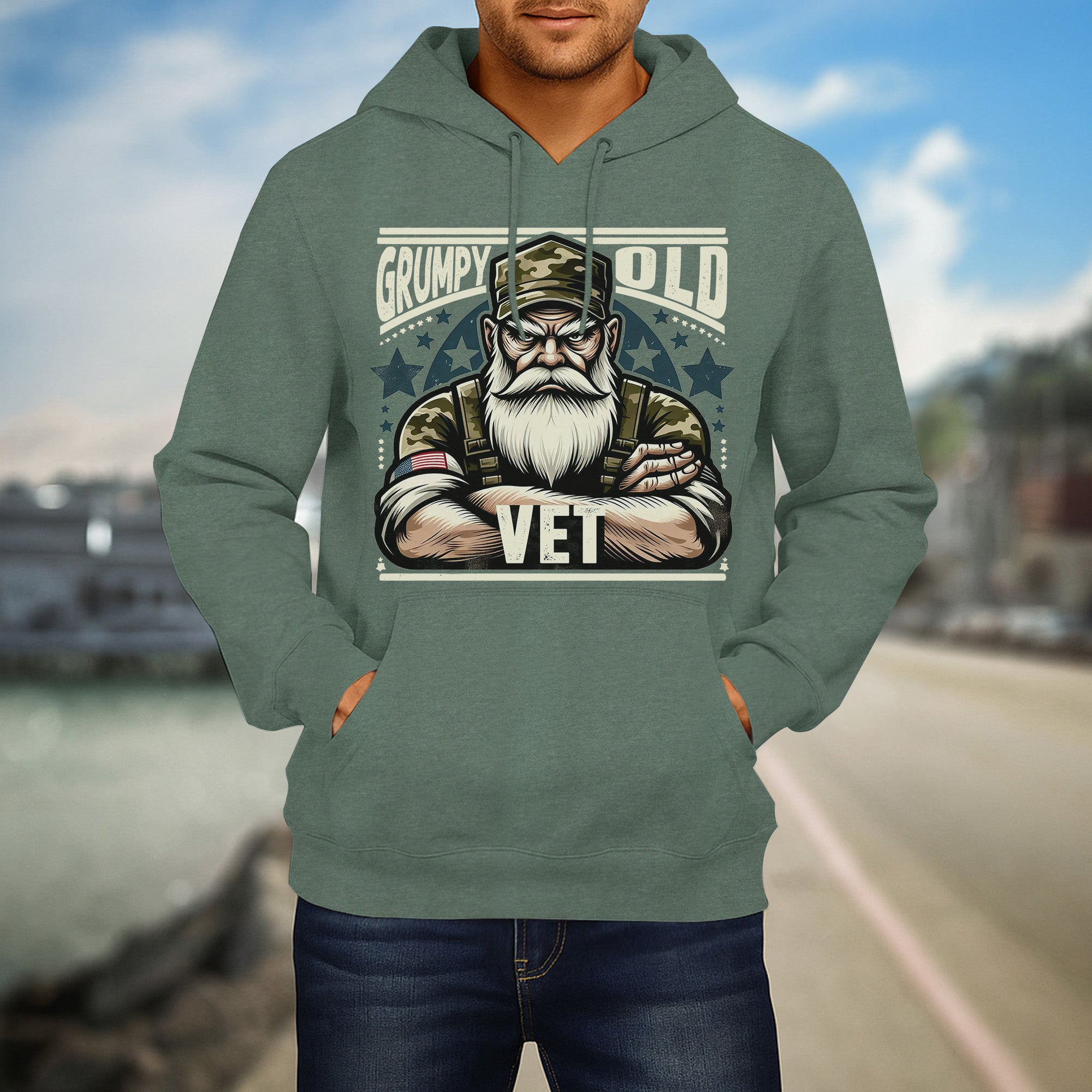 Grumpy Old Vet No Apologies No Excuses Just a Lifetime of Service and Hard-Earned Pride Hoodie