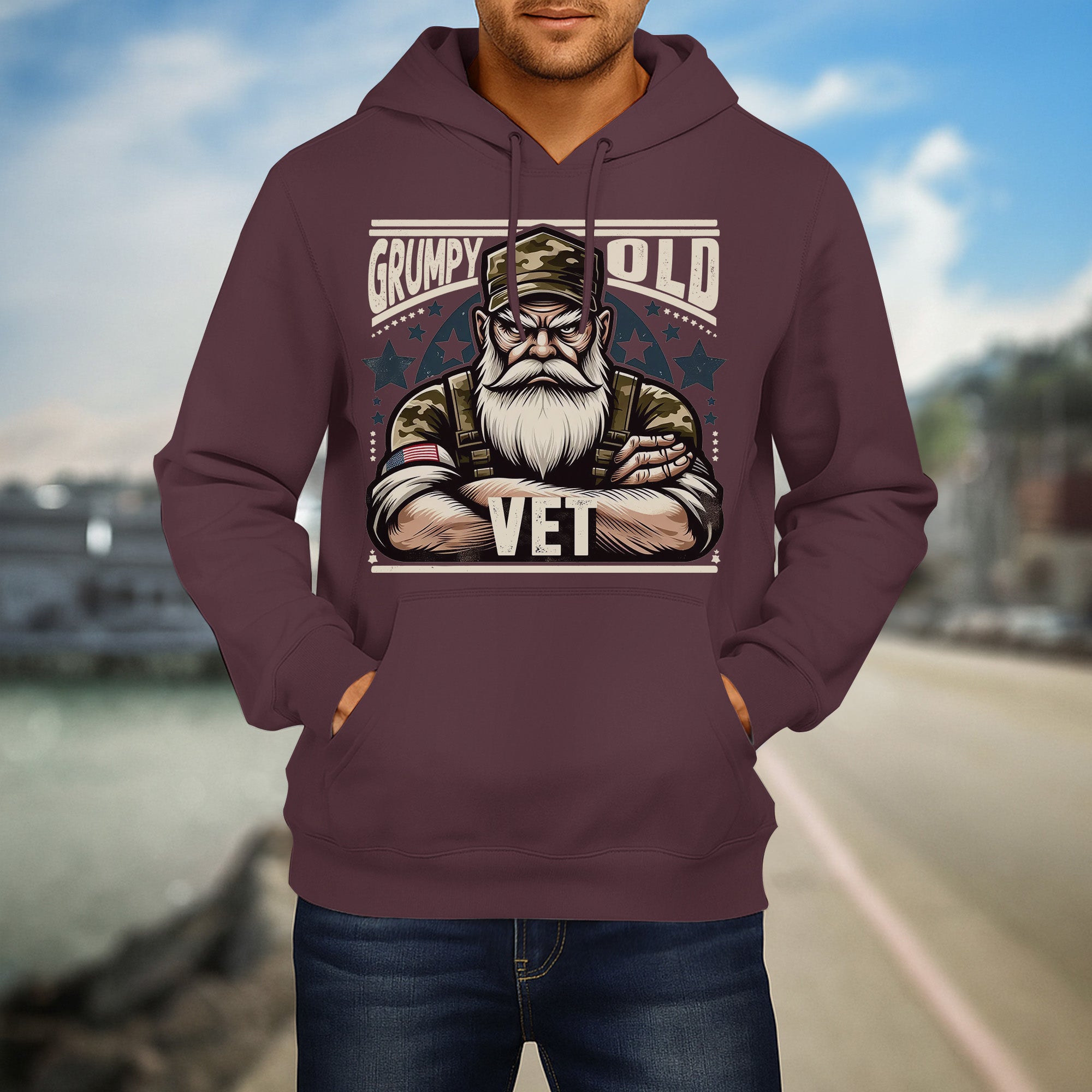 Grumpy Old Vet No Apologies No Excuses Just a Lifetime of Service and Hard-Earned Pride Hoodie