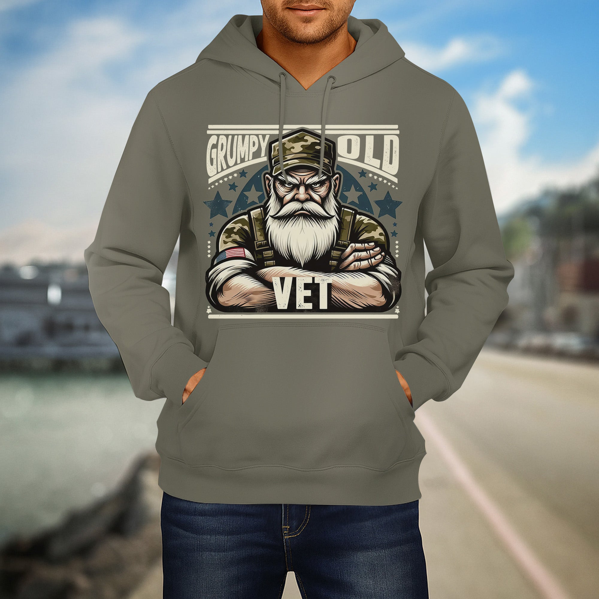 Grumpy Old Vet No Apologies No Excuses Just a Lifetime of Service and Hard-Earned Pride Hoodie