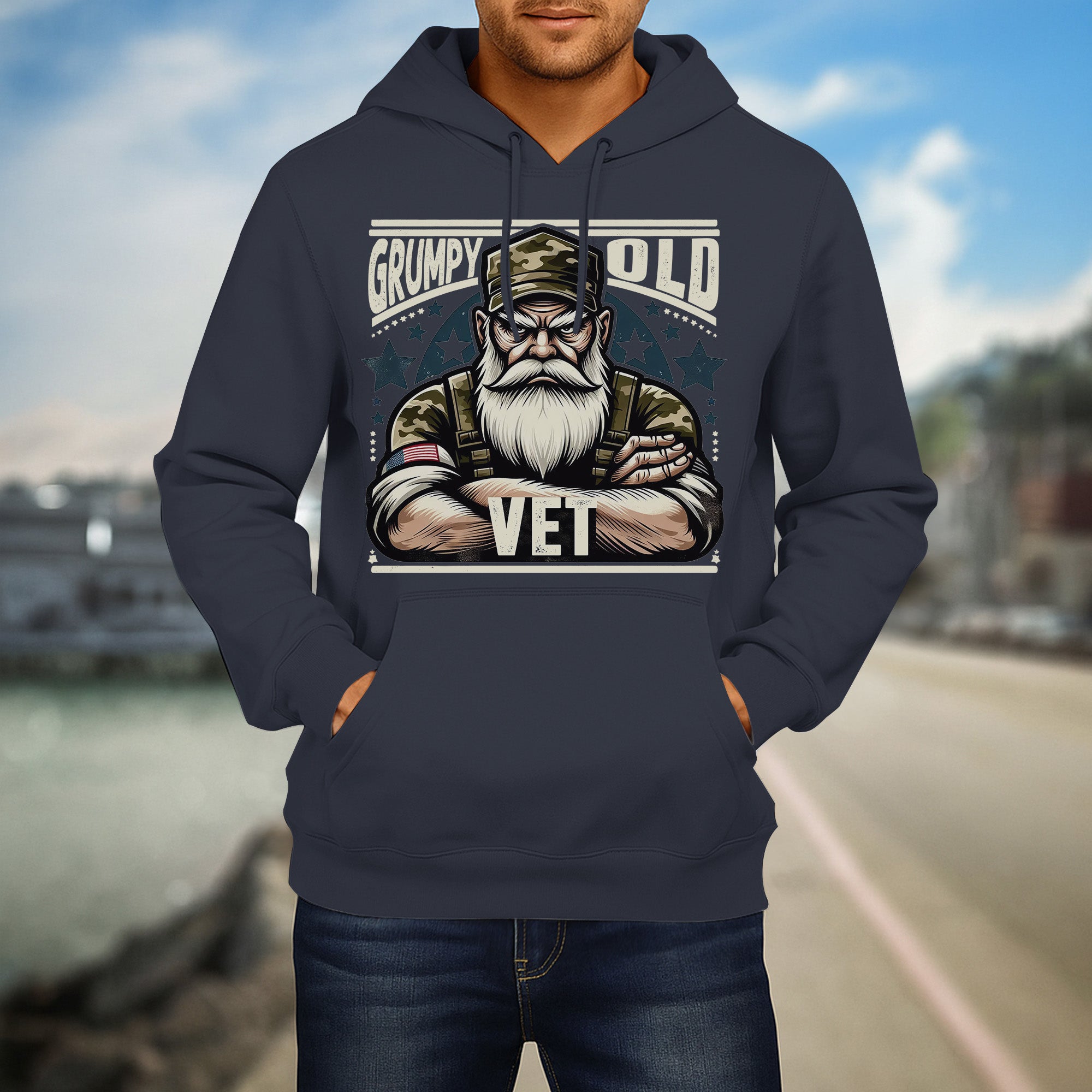 Grumpy Old Vet No Apologies No Excuses Just a Lifetime of Service and Hard-Earned Pride Hoodie