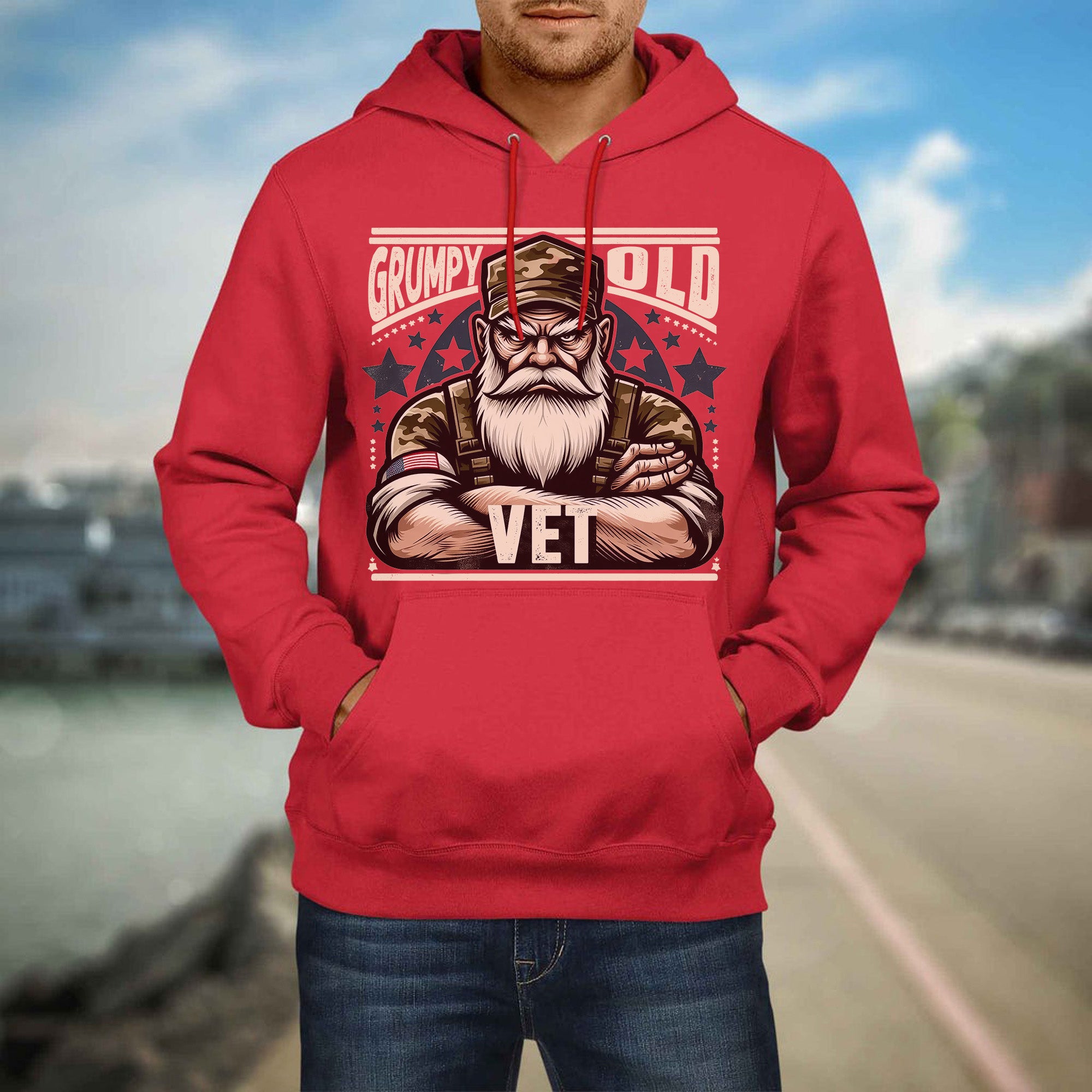 Grumpy Old Vet No Apologies No Excuses Just a Lifetime of Service and Hard-Earned Pride Hoodie