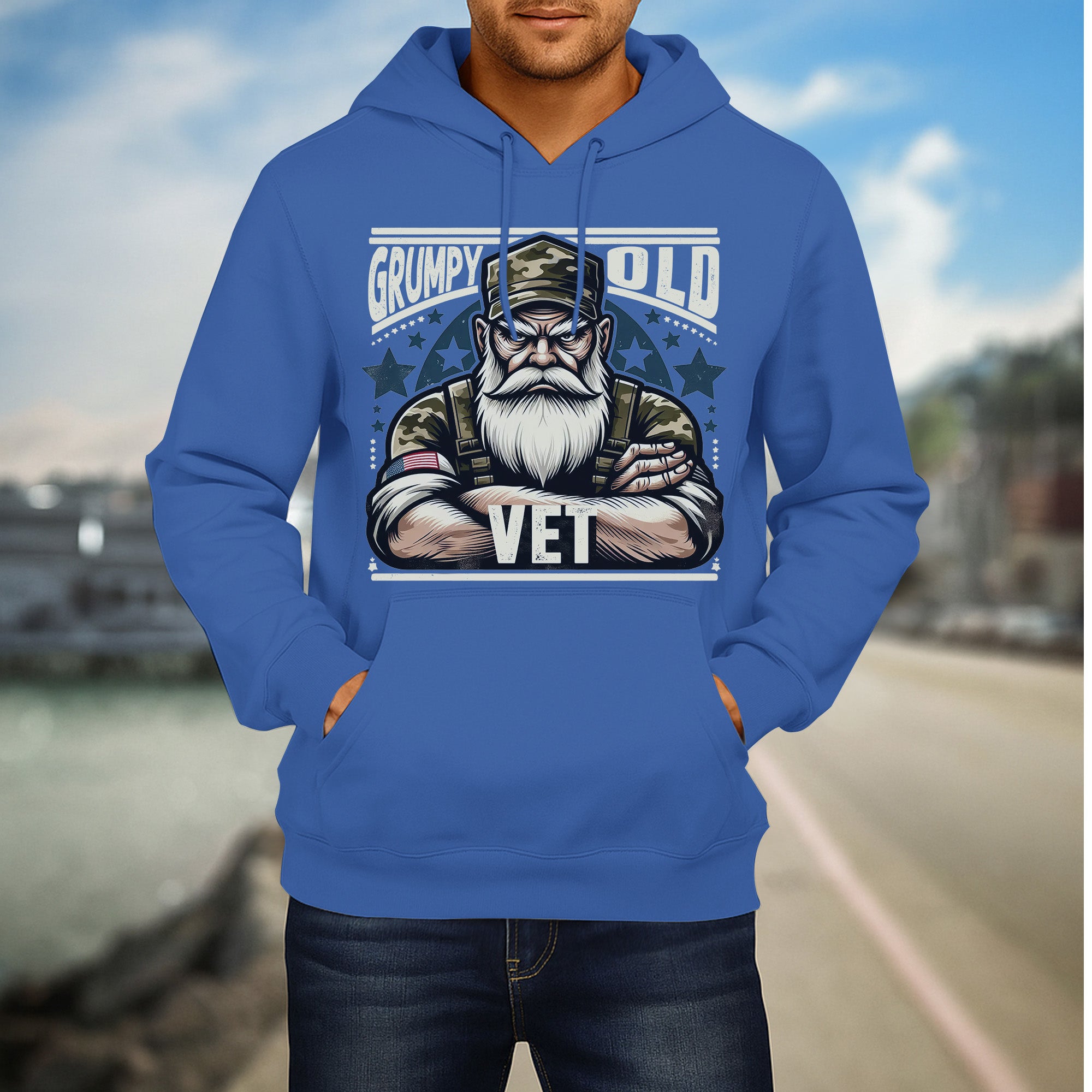 Grumpy Old Vet No Apologies No Excuses Just a Lifetime of Service and Hard-Earned Pride Hoodie