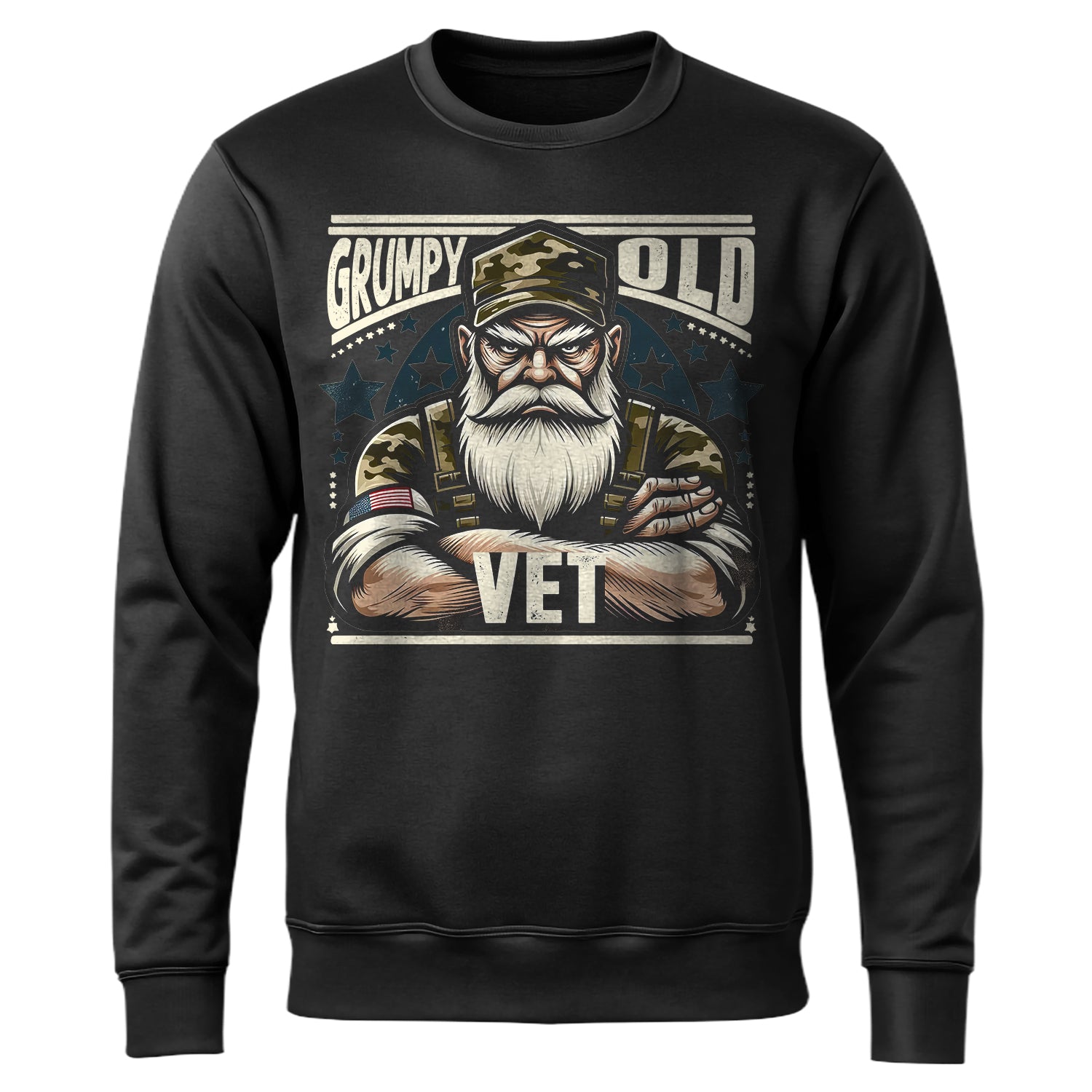 Grumpy Old Vet No Apologies No Excuses Sweatshirt