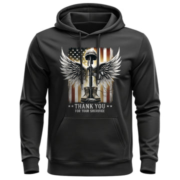 Thank You for Your Sacrifice A Grateful Hoodie
