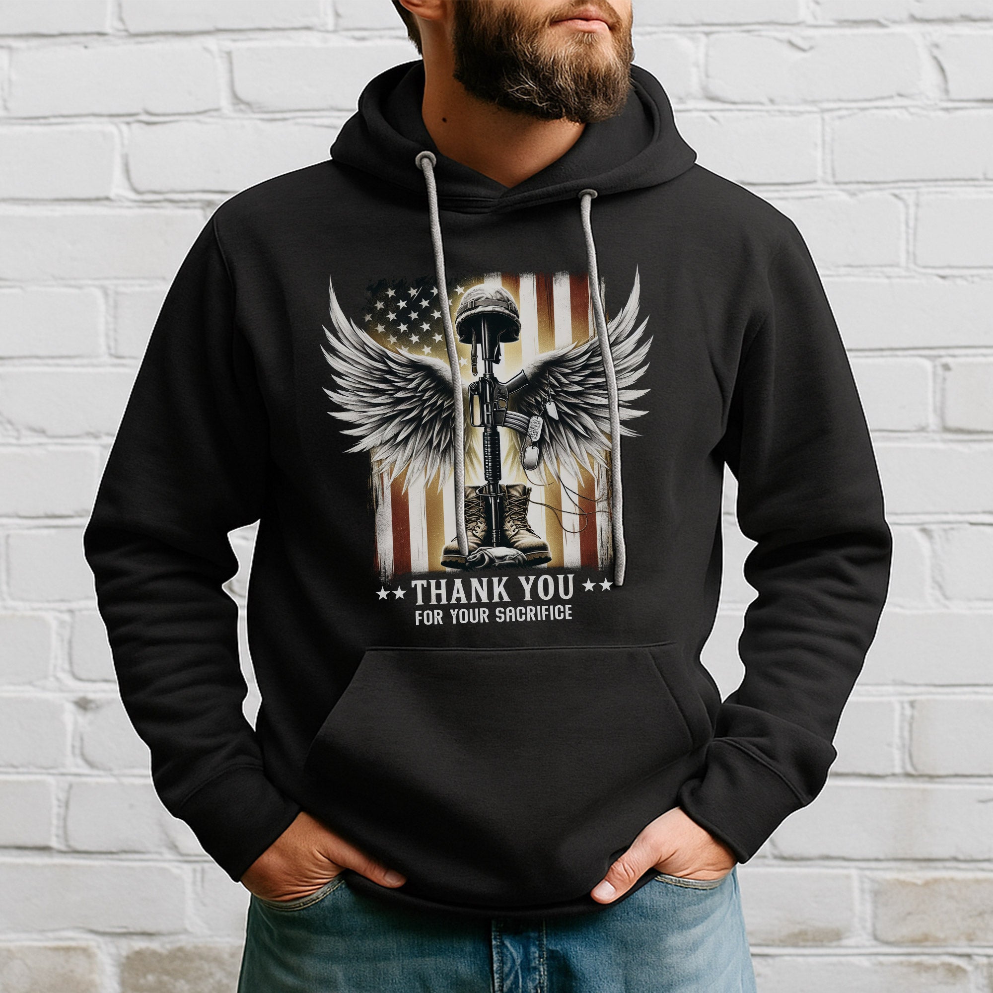 Thank You for Your Sacrifice A Grateful Tribute to Those Who Served and Paid the Ultimate Price Hoodie