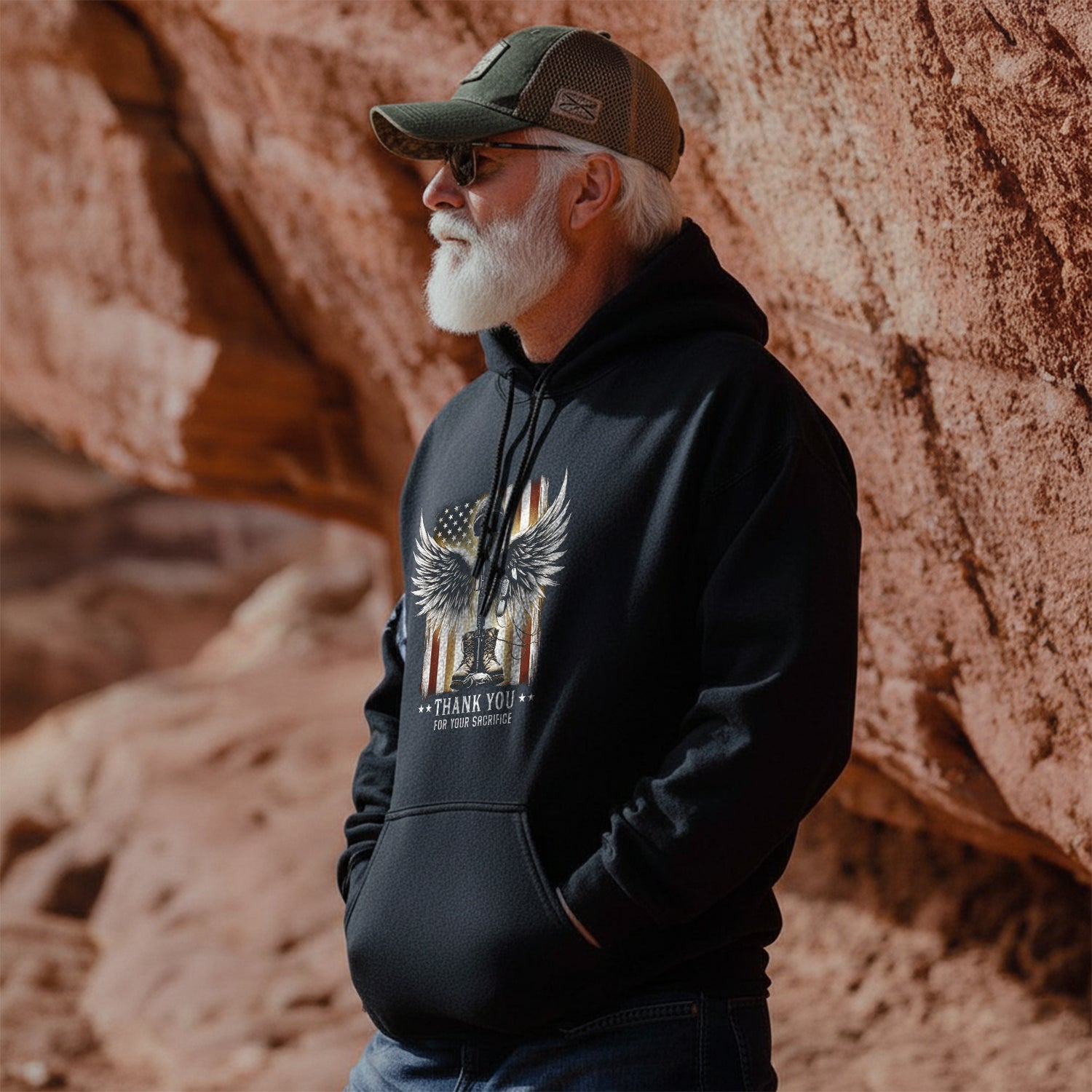 Thank You for Your Sacrifice A Grateful Hoodie