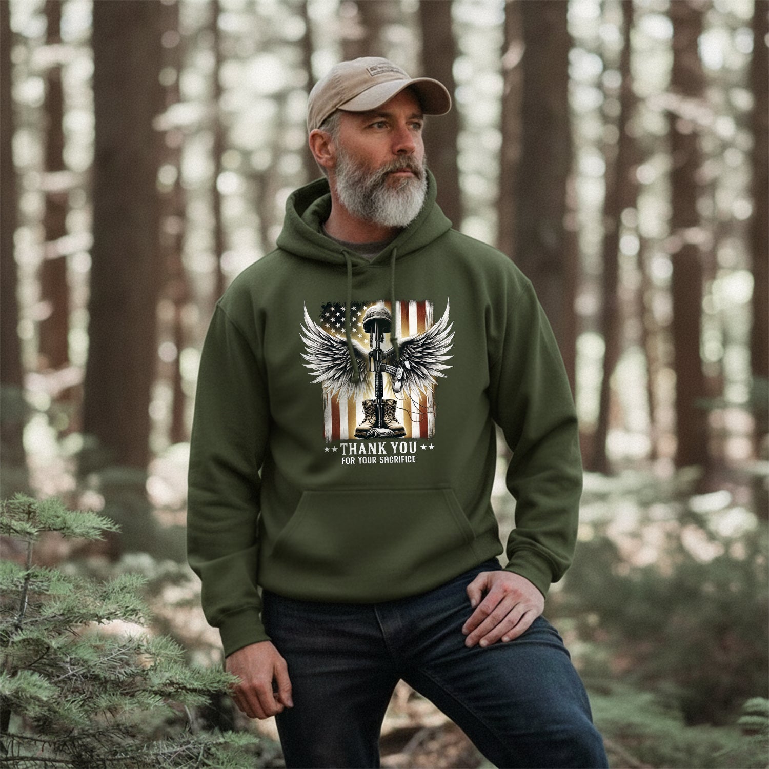 Thank You for Your Sacrifice A Grateful Hoodie