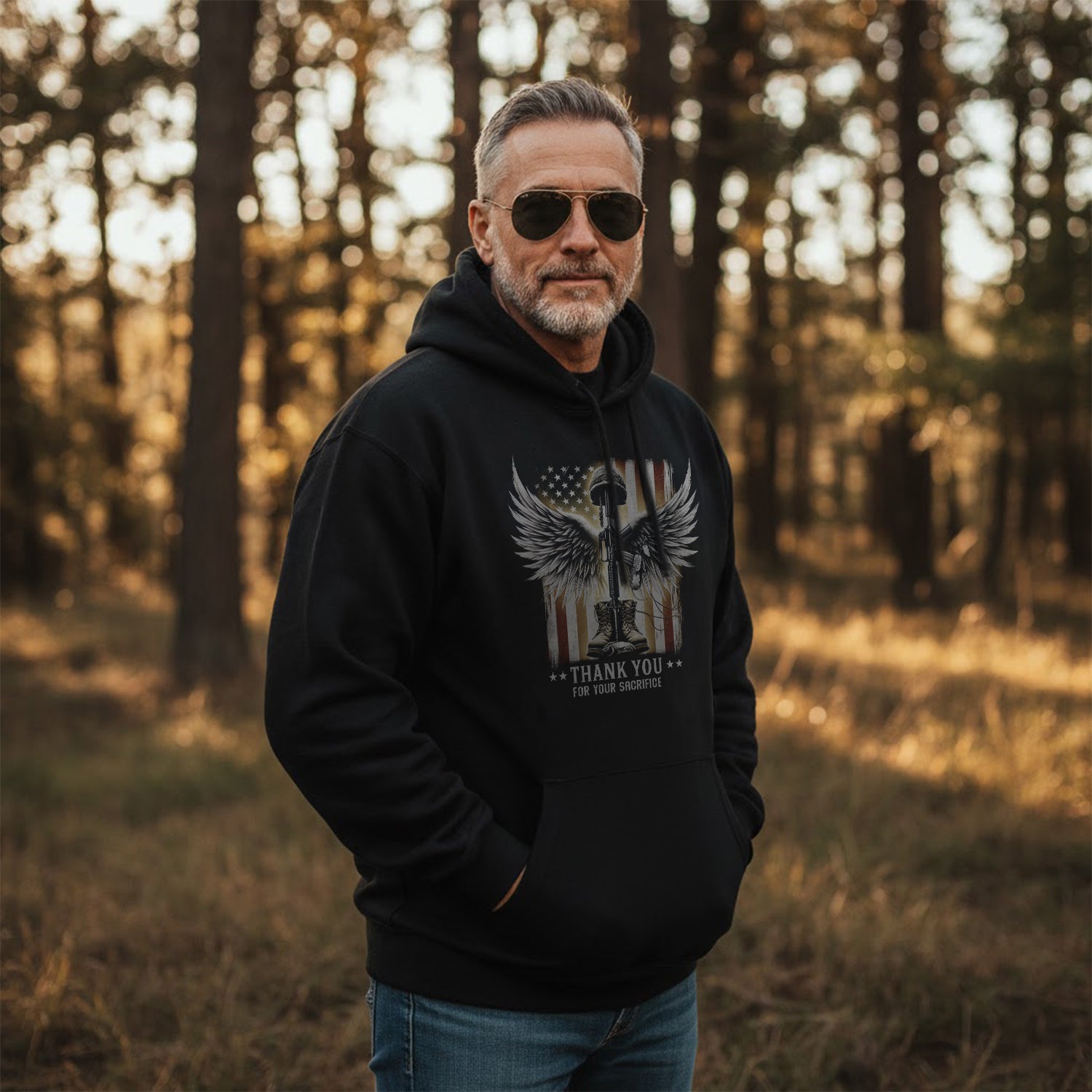 Thank You for Your Sacrifice A Grateful Hoodie