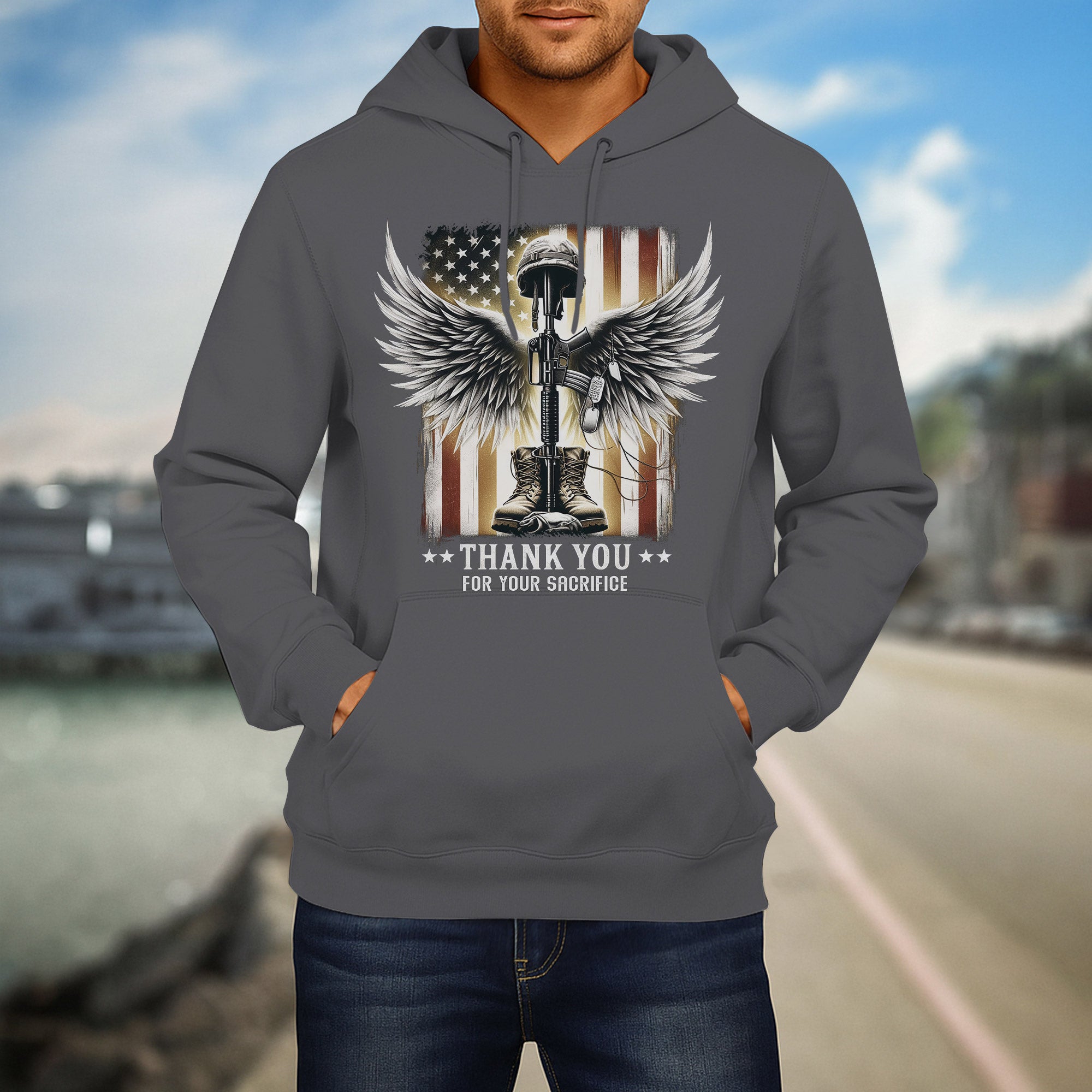 Thank You for Your Sacrifice A Grateful Tribute to Those Who Served and Paid the Ultimate Price Hoodie