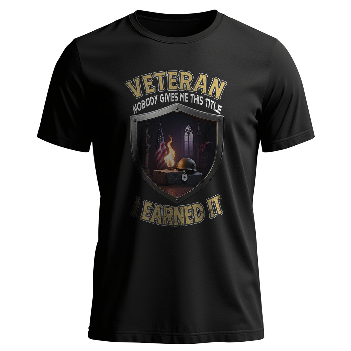 Veteran Nobody Gave Me This Title I Earned T-Shirt Main image