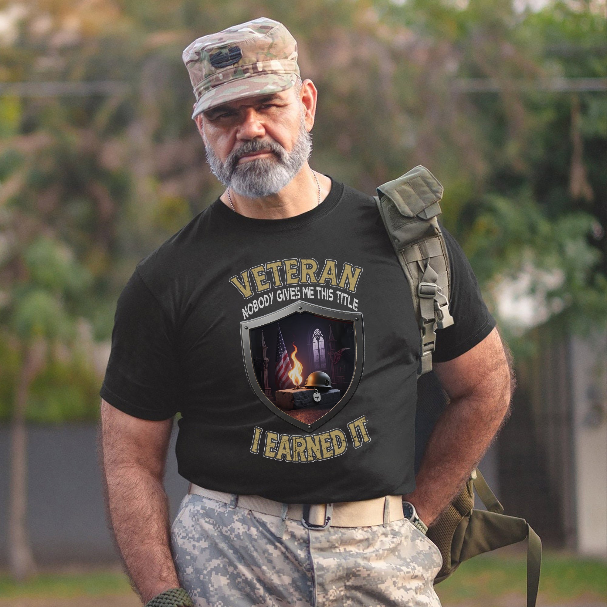 Veteran Nobody Gave Me This Title I Earned T-Shirt