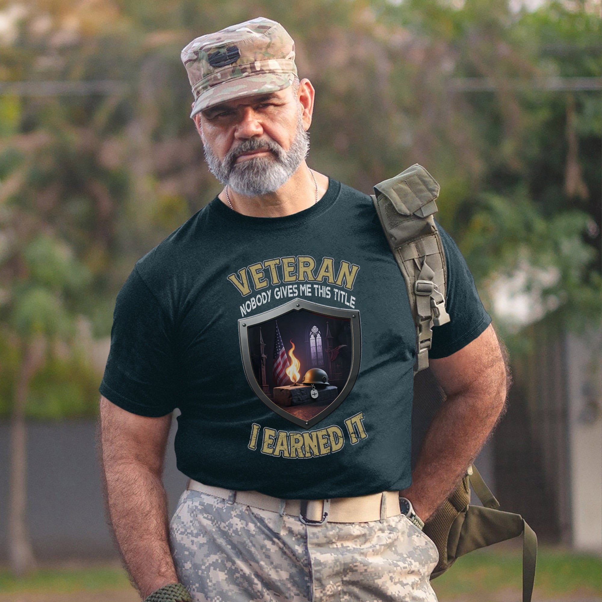 Veteran Nobody Gave Me This Title I Earned T-Shirt