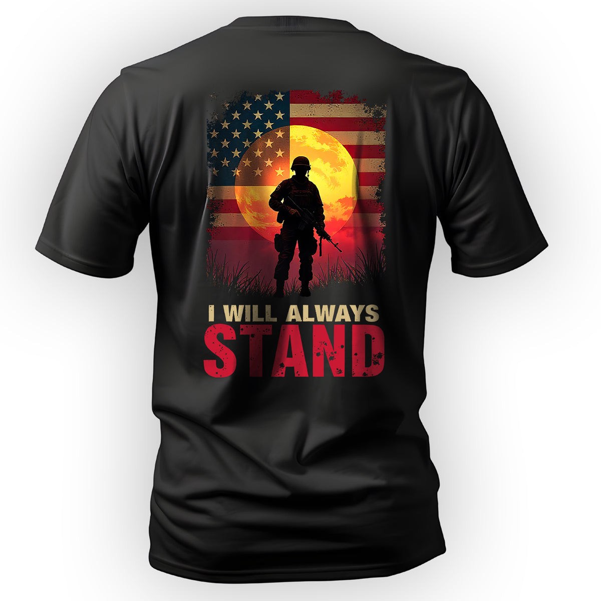 I Will Always Stand Proudly for the Flag T-Shirt Main image