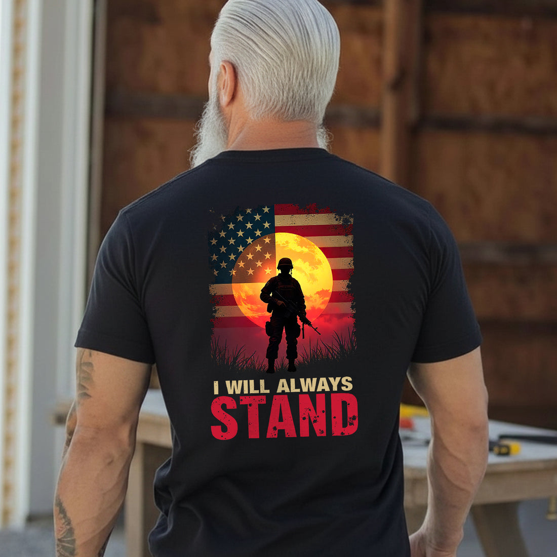 I Will Always Stand Proudly for the Flag T-Shirt