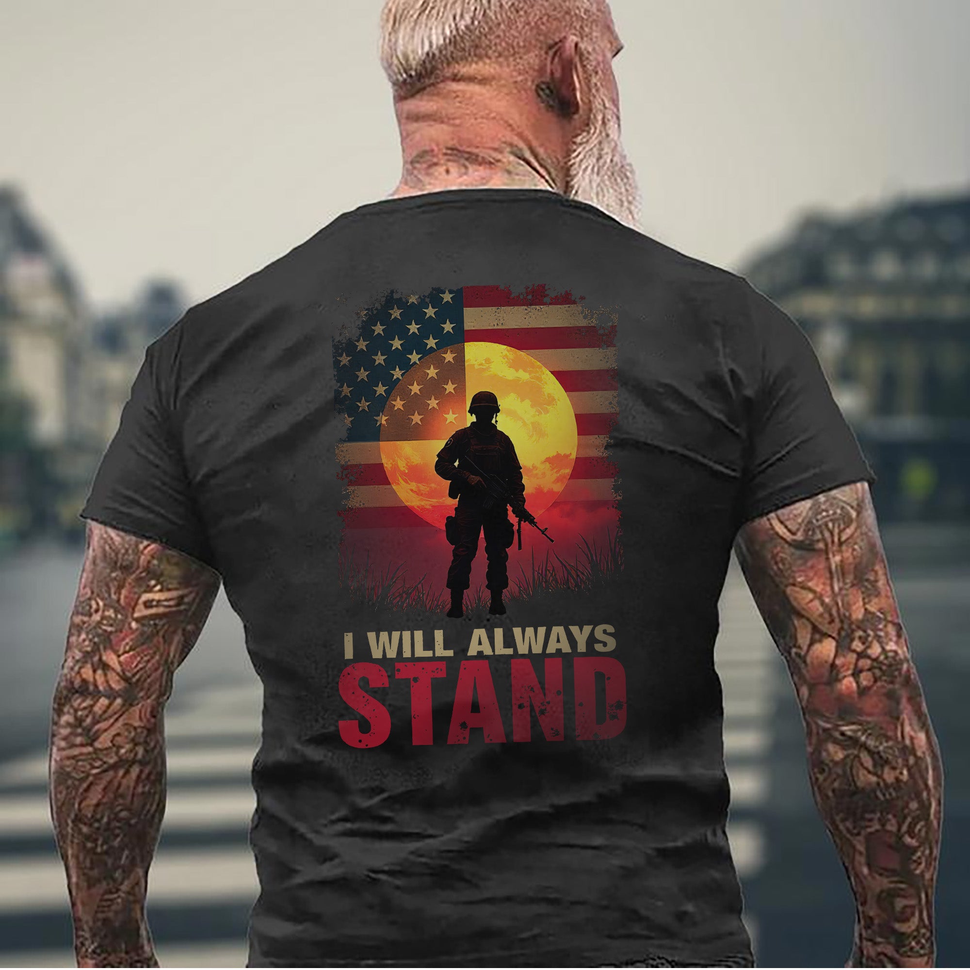 I Will Always Stand Proudly for the Flag Freedom and the Sacrifice of Our Brave Veterans T-Shirt