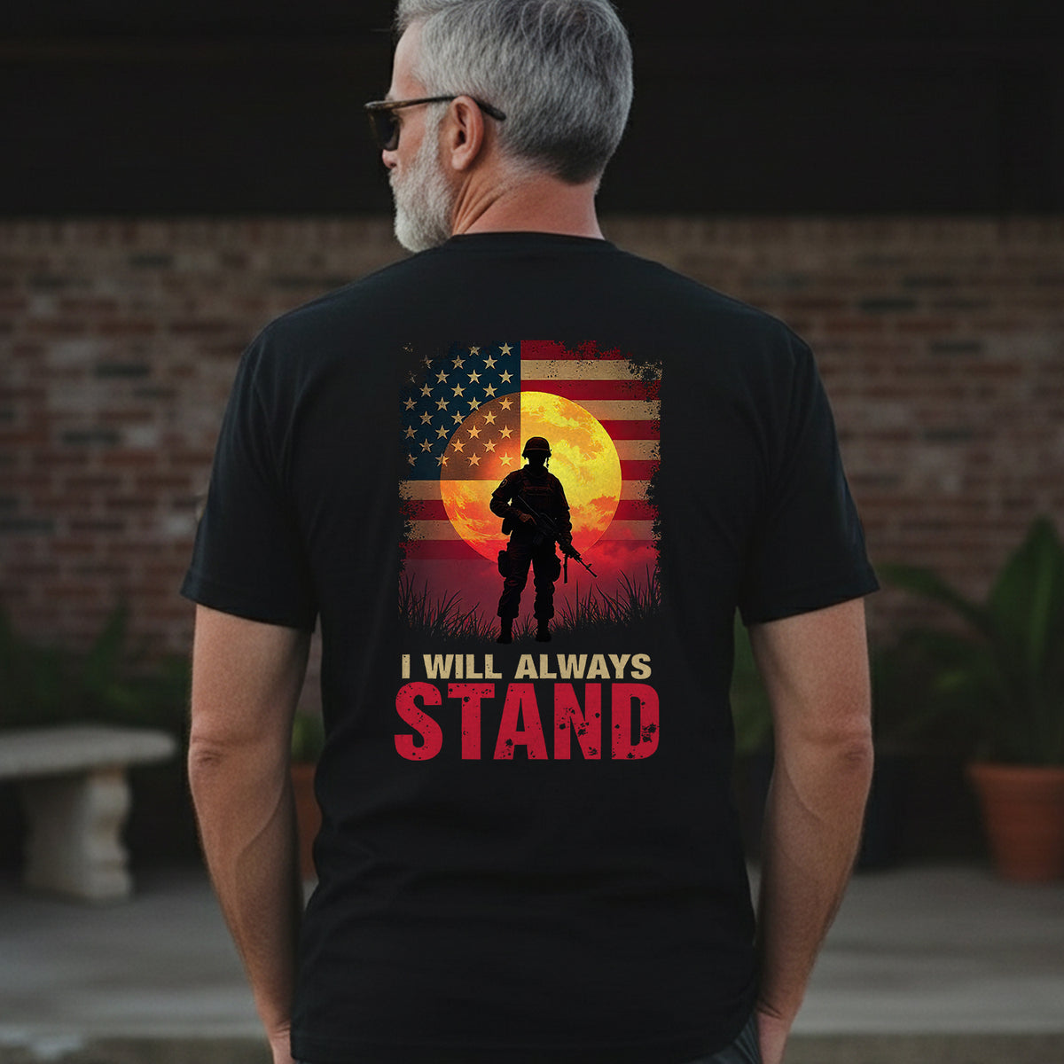 I Will Always Stand Proudly for the Flag T-Shirt