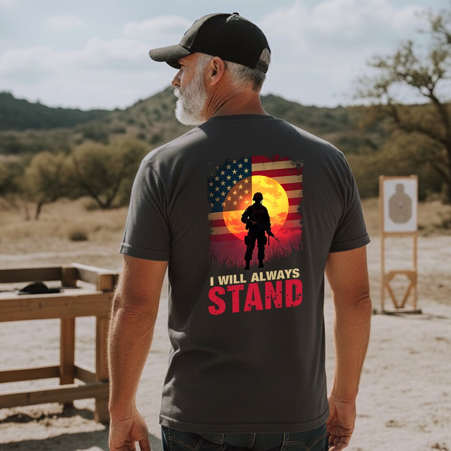 I Will Always Stand Proudly for the Flag T-Shirt