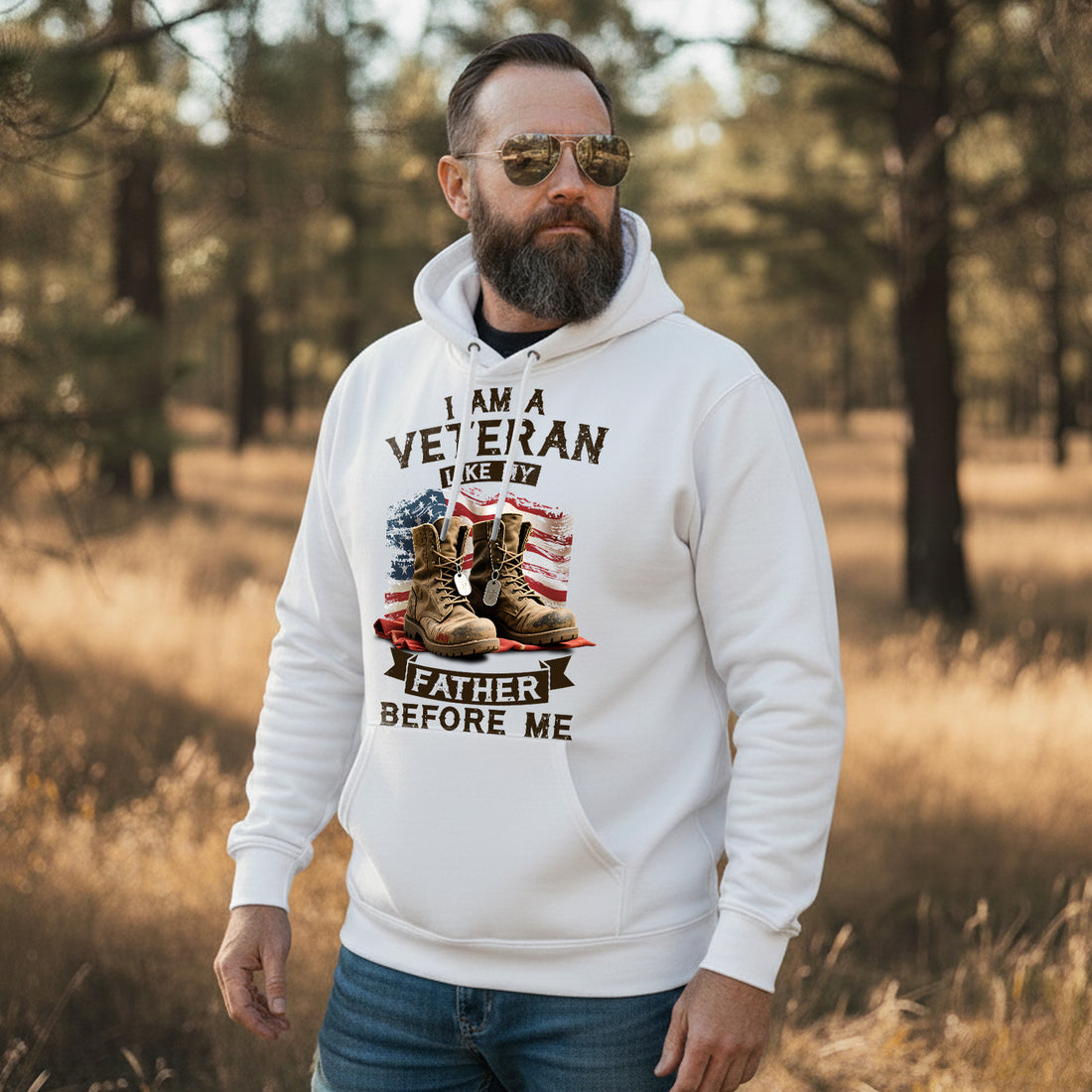 I Am a Veteran Like My Father Before Me Hoodie
