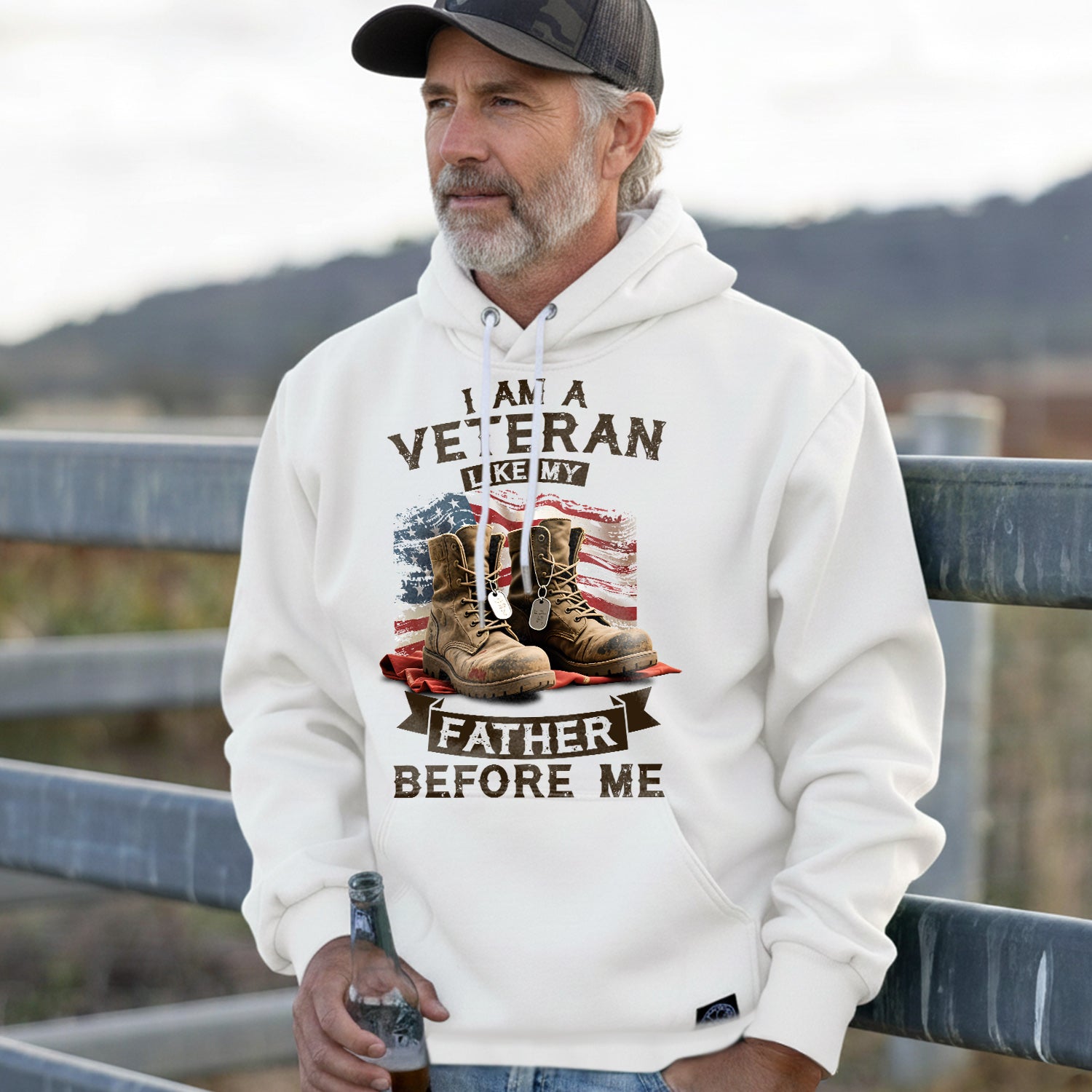 I Am a Veteran Like My Father Before Me Hoodie