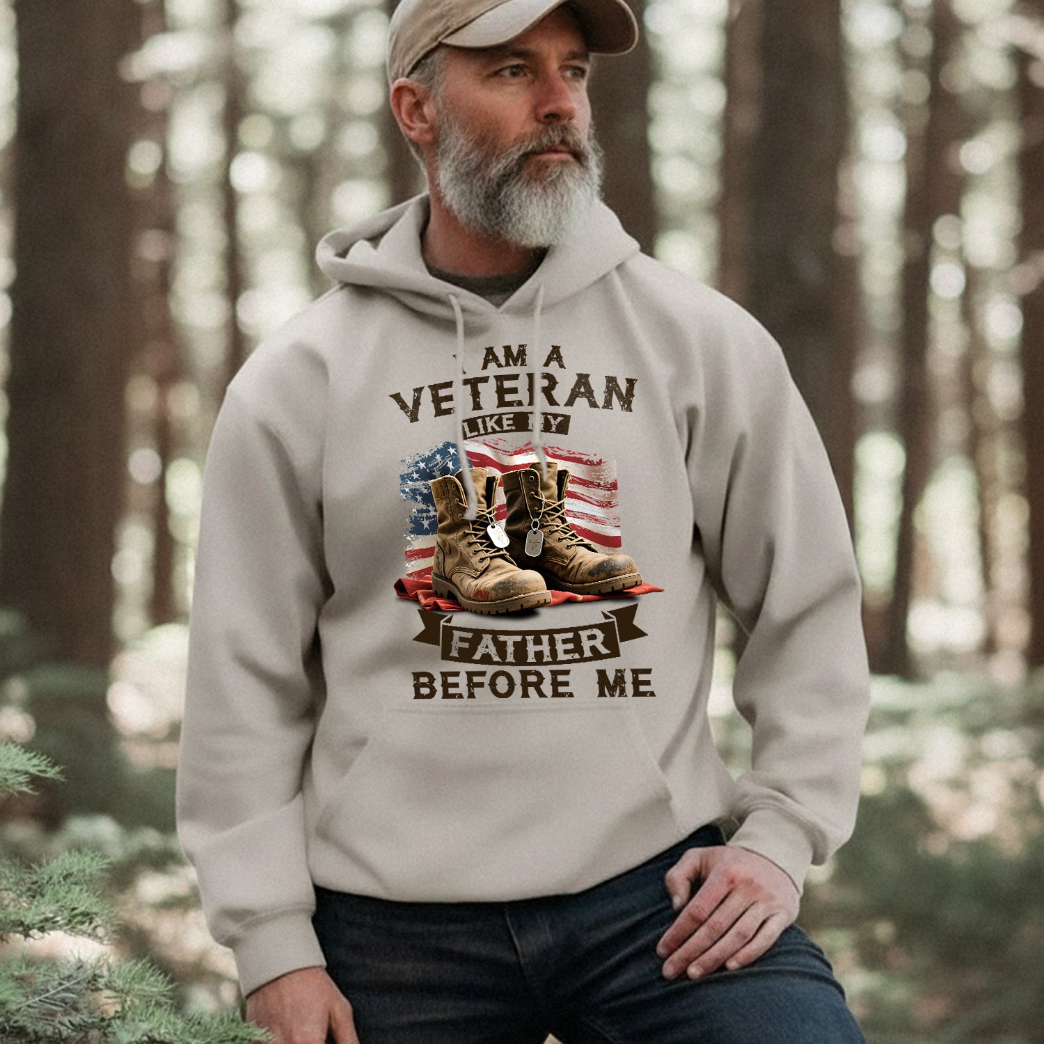 I Am a Veteran Like My Father Before Me Hoodie