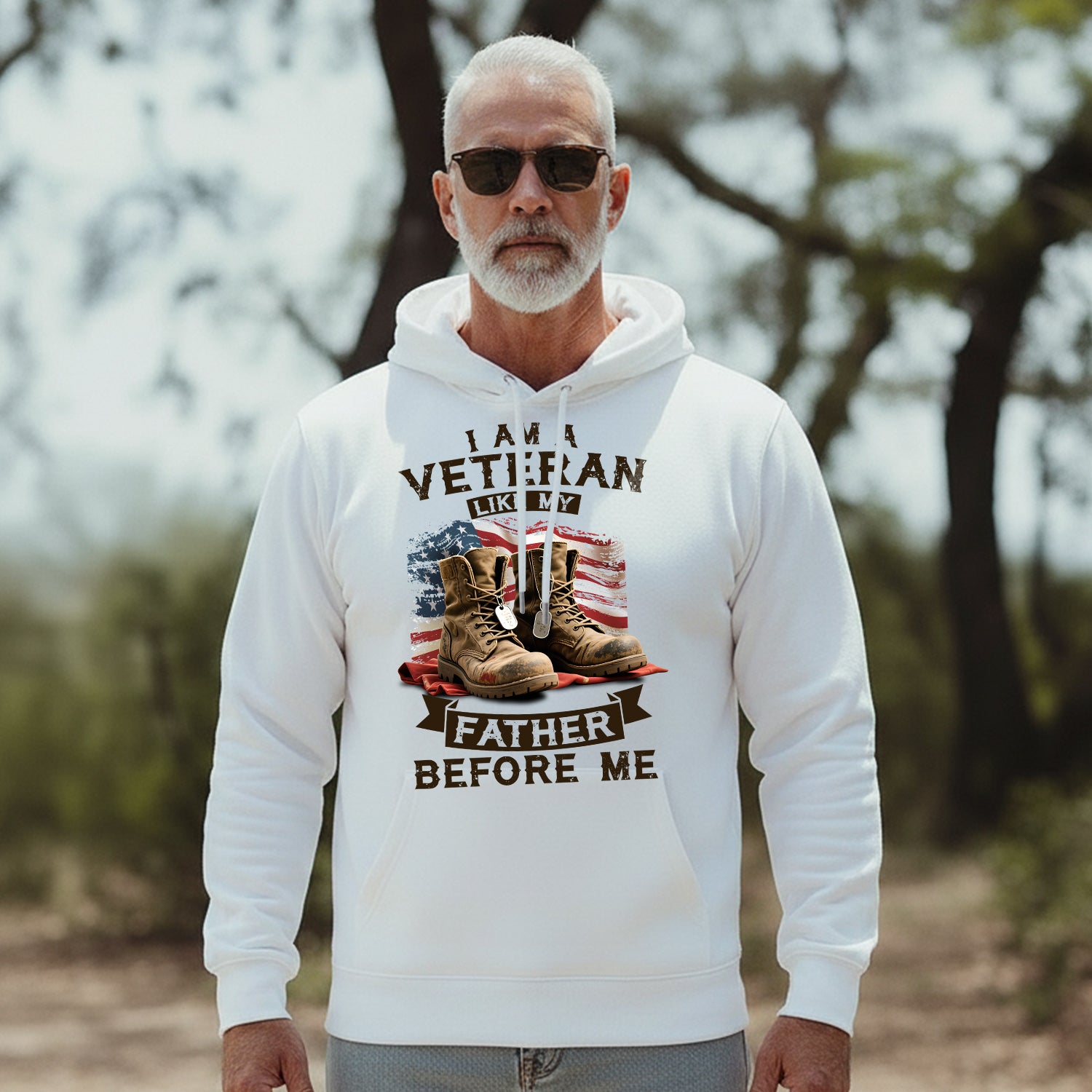 I Am a Veteran Like My Father Before Me Hoodie