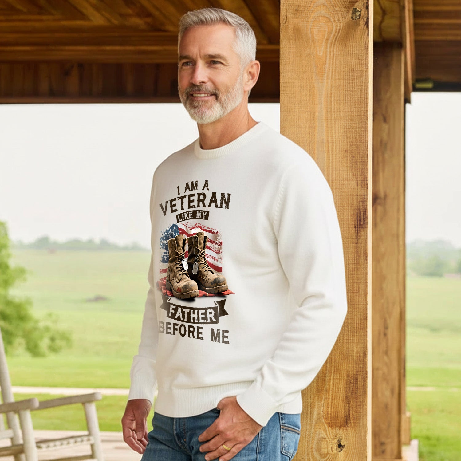 I Am a Veteran Like My Father Before Me Sweatshirt