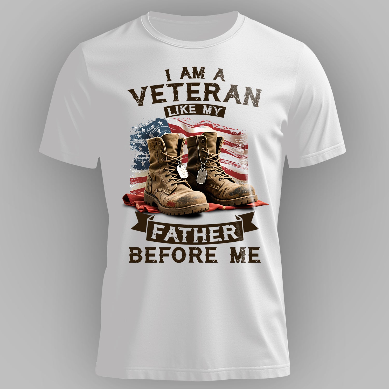 I’m a Veteran Like My Father Before Me T-Shirt