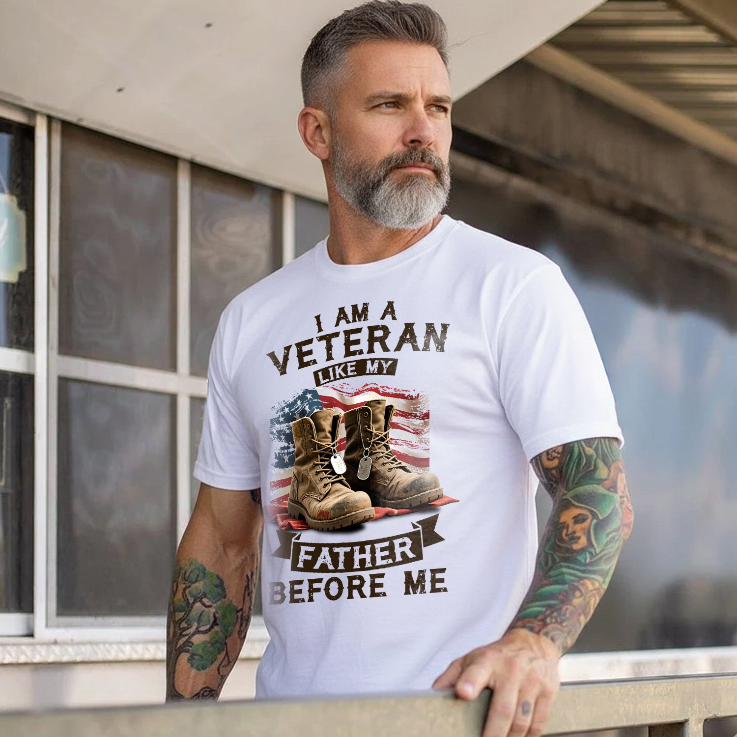 I’m a Veteran Like My Father Before Me T-Shirt