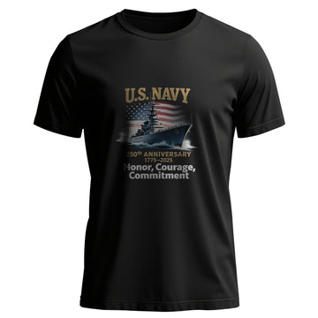 U.S. Navy 250th Anniversary 1775-2025 T-Shirt