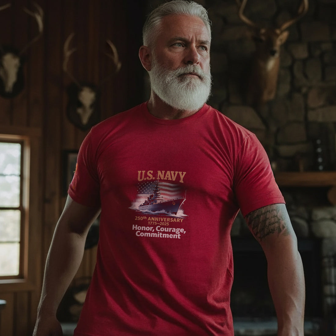 U.S. Navy 250th Anniversary 1775-2025 T-Shirt