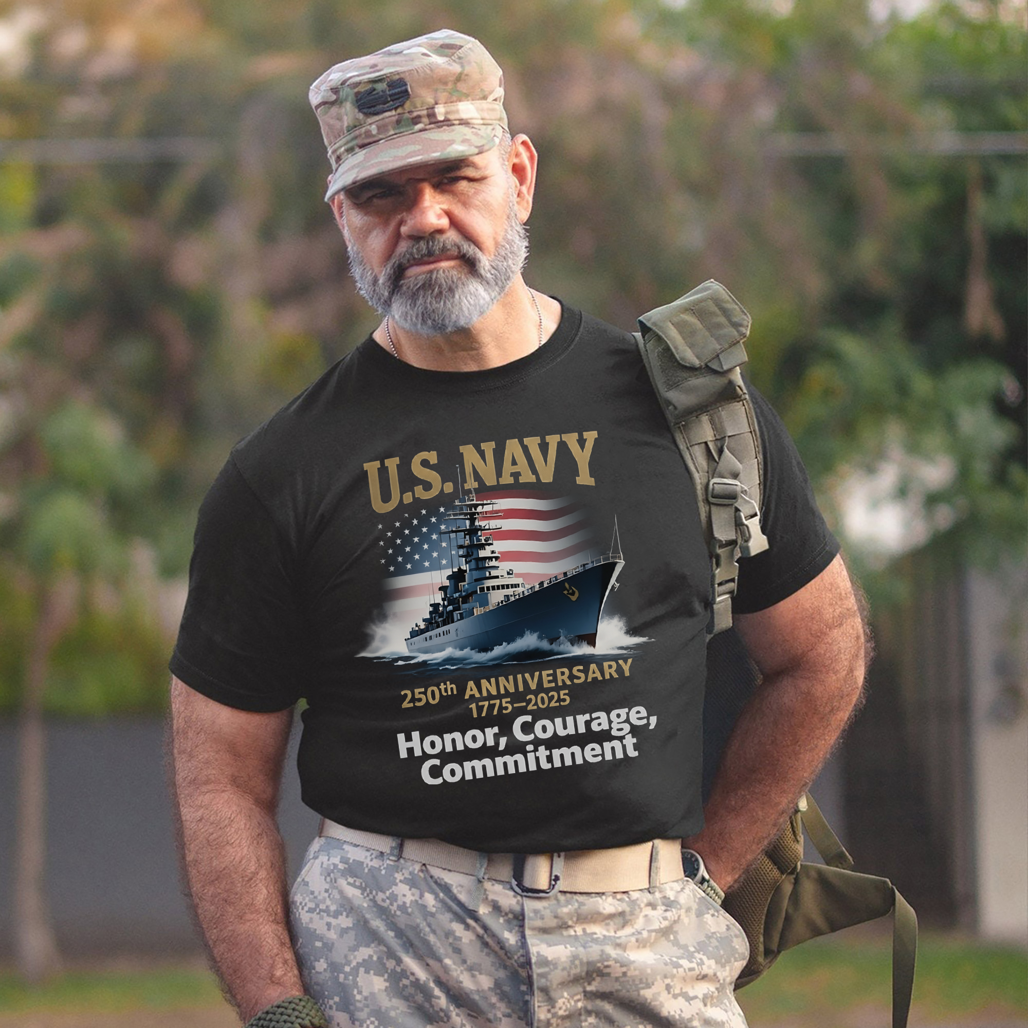 U.S. Navy 250th Anniversary 1775-2025 T-Shirt