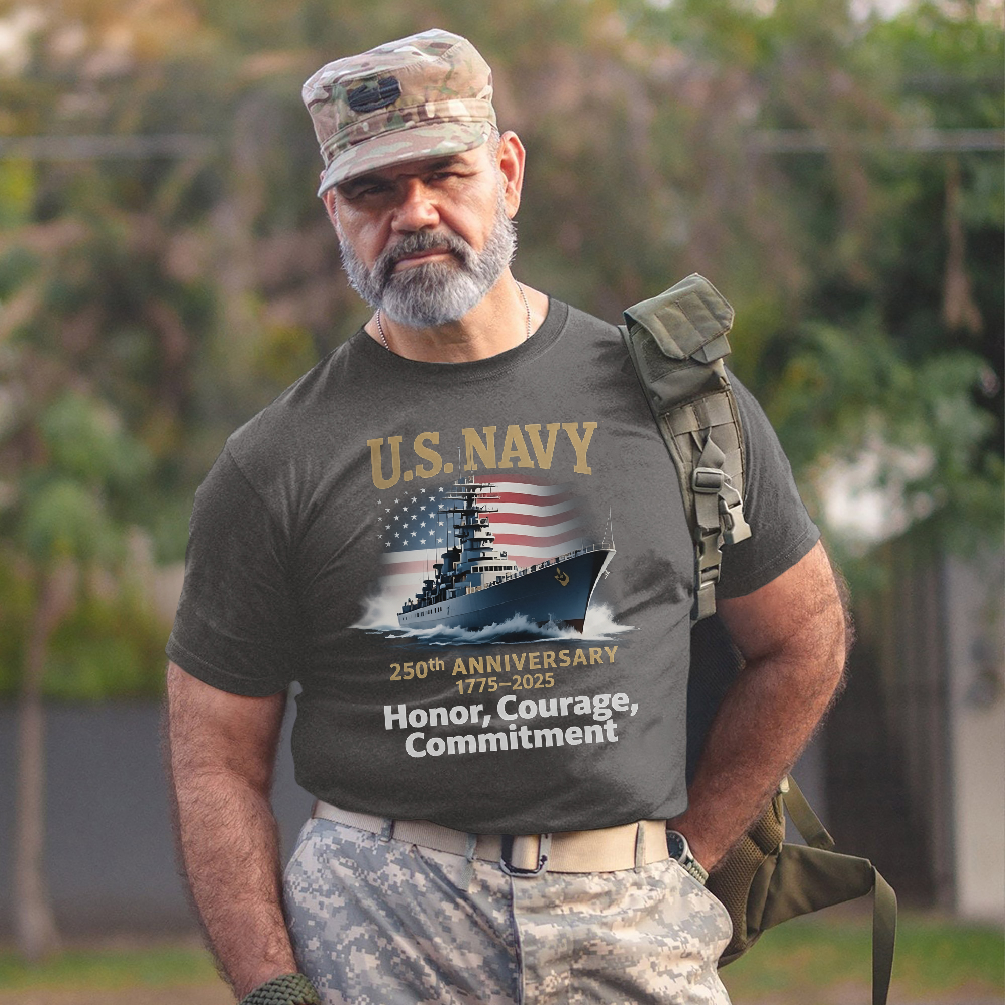 U.S. Navy 250th Anniversary 1775-2025 T-Shirt