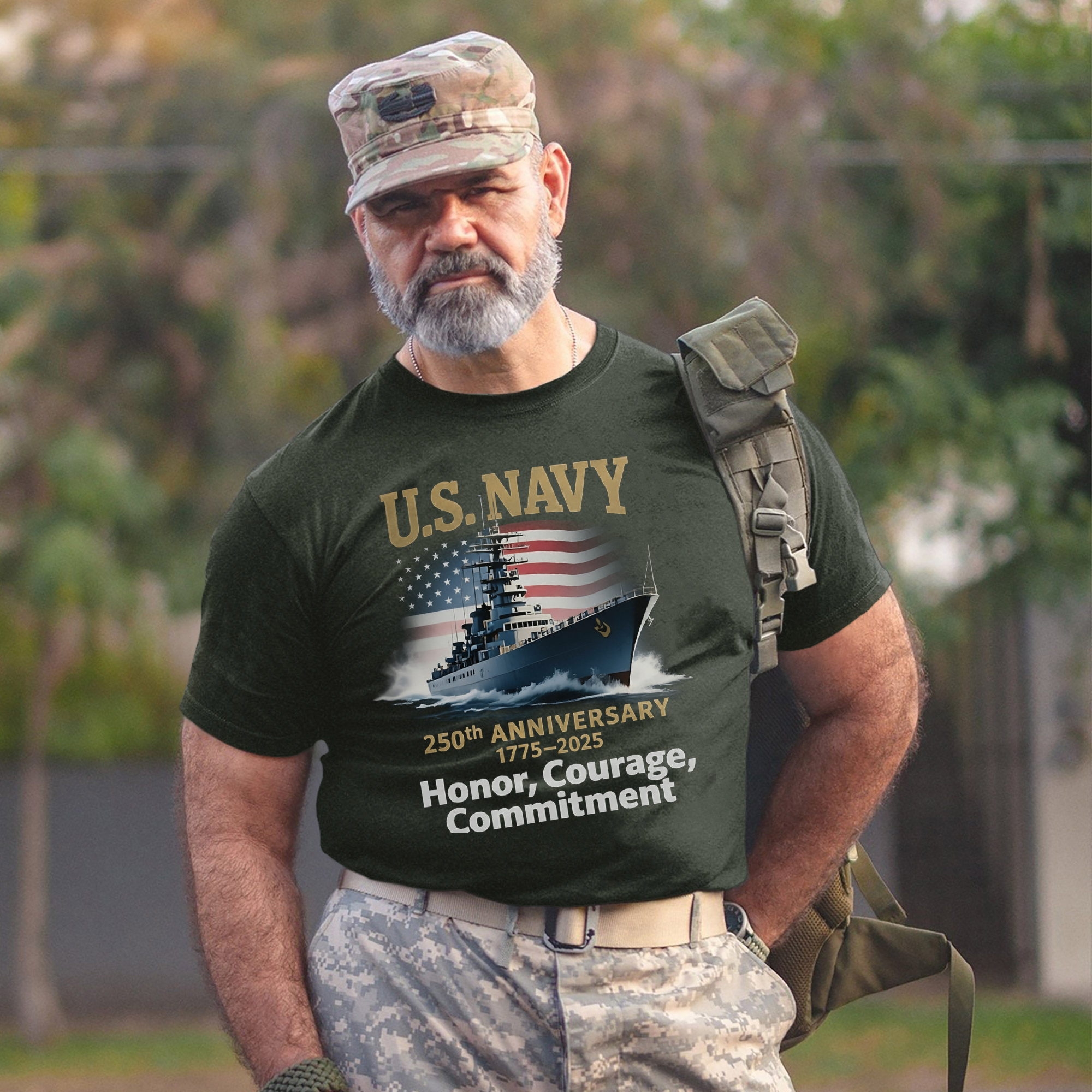 U.S. Navy 250th Anniversary 1775-2025 T-Shirt