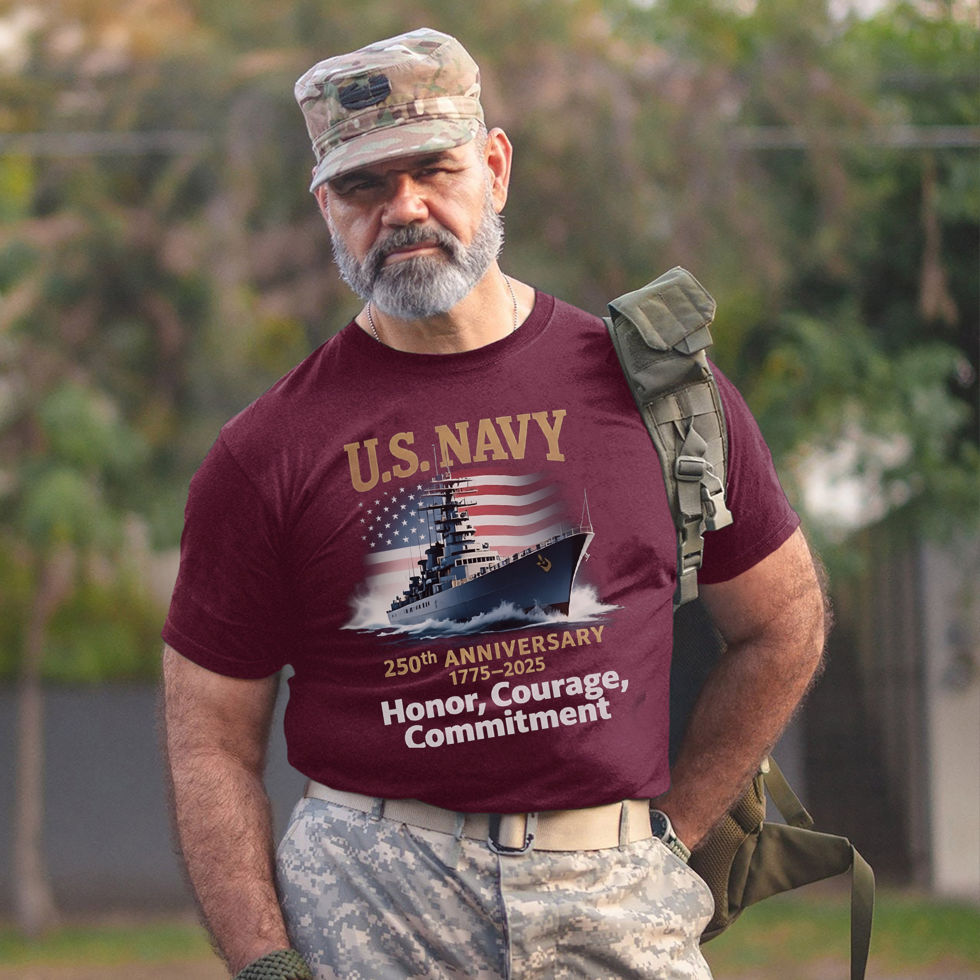 U.S. Navy 250th Anniversary 1775-2025 T-Shirt