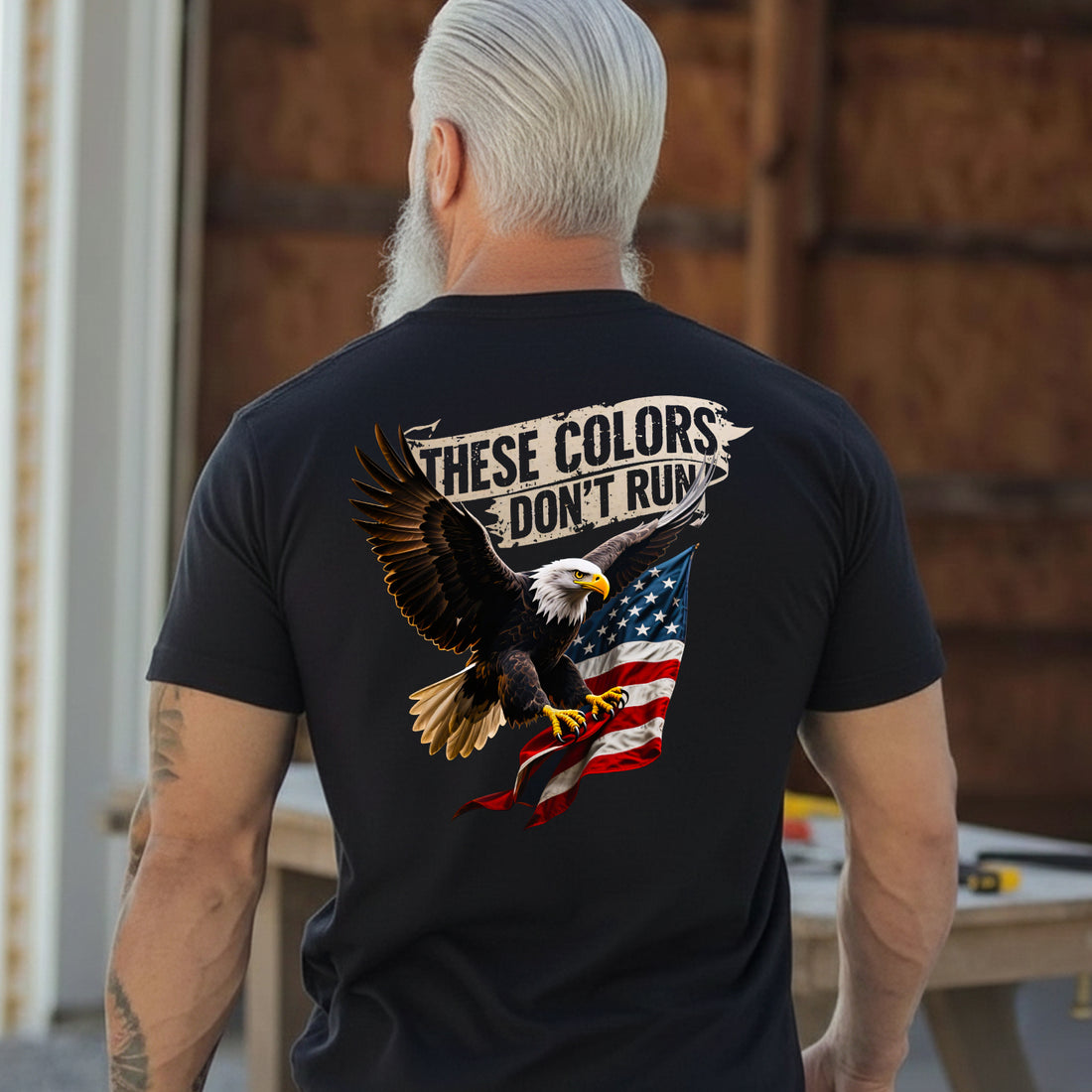 These Colors Don’t Run Bold Patriotic T-Shirt