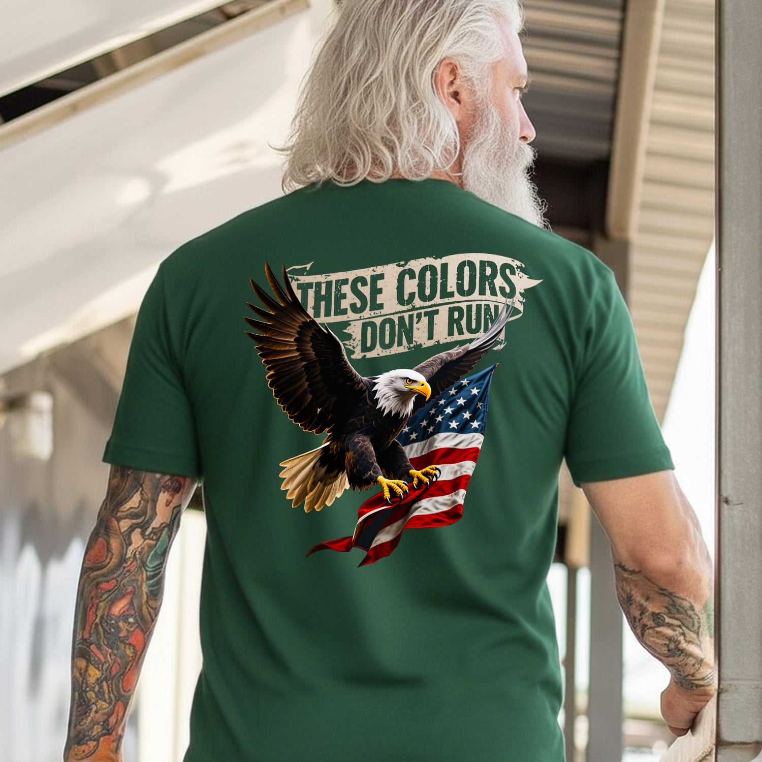 These Colors Don’t Run Bold Patriotic T-Shirt