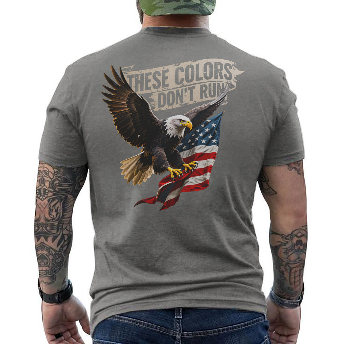 These Colors Don’t Run Bold Patriotic T-Shirt