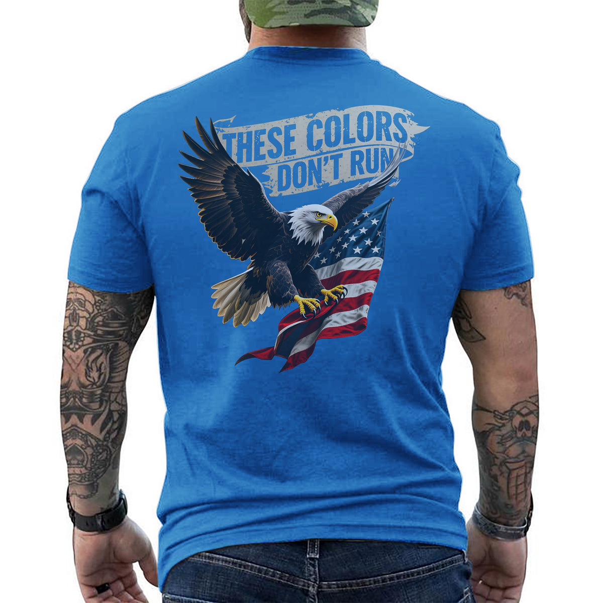 These Colors Don’t Run Bold Patriotic T-Shirt